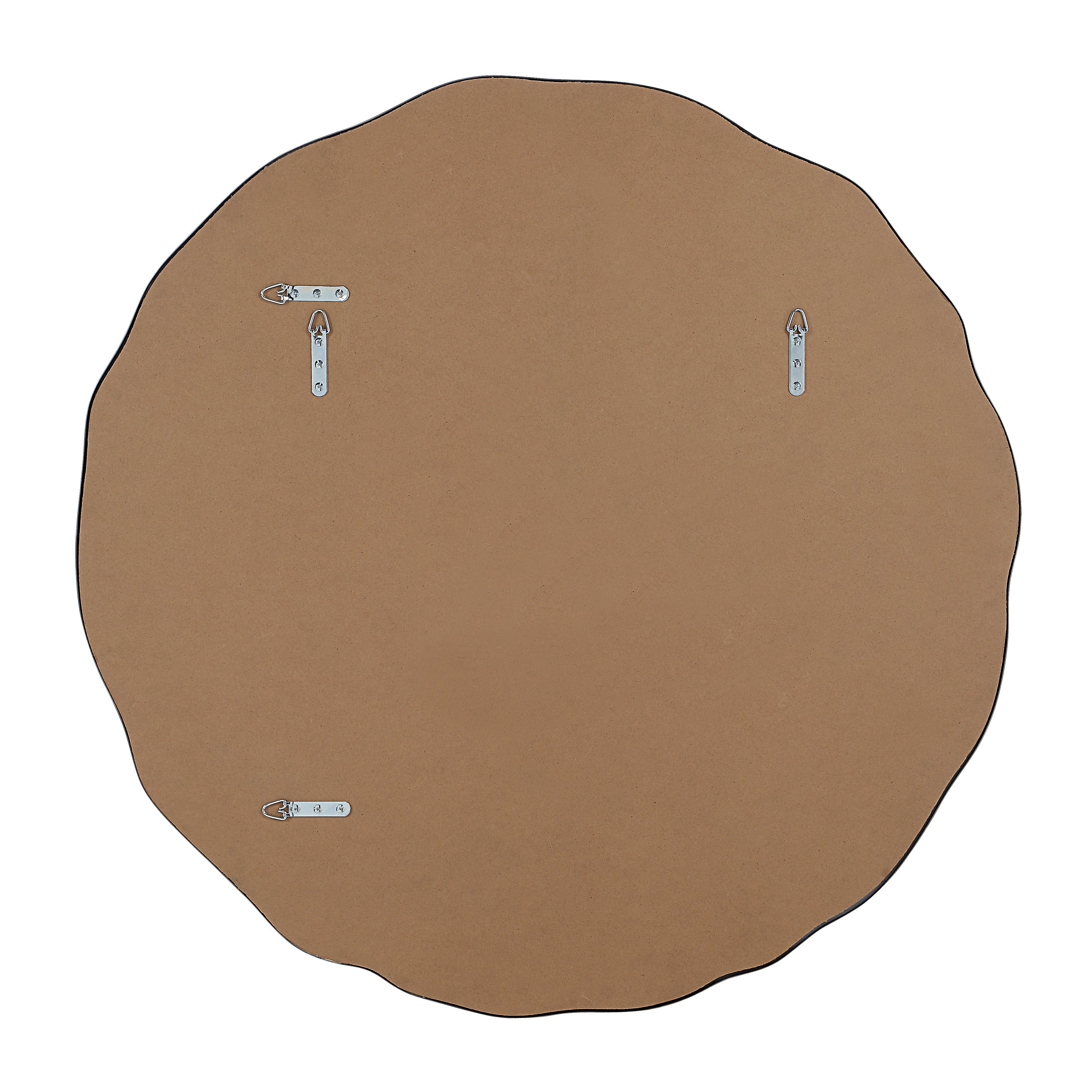 Knox 40" H x 40" W Wall Mirror, Silver - Backing Image - MT2734