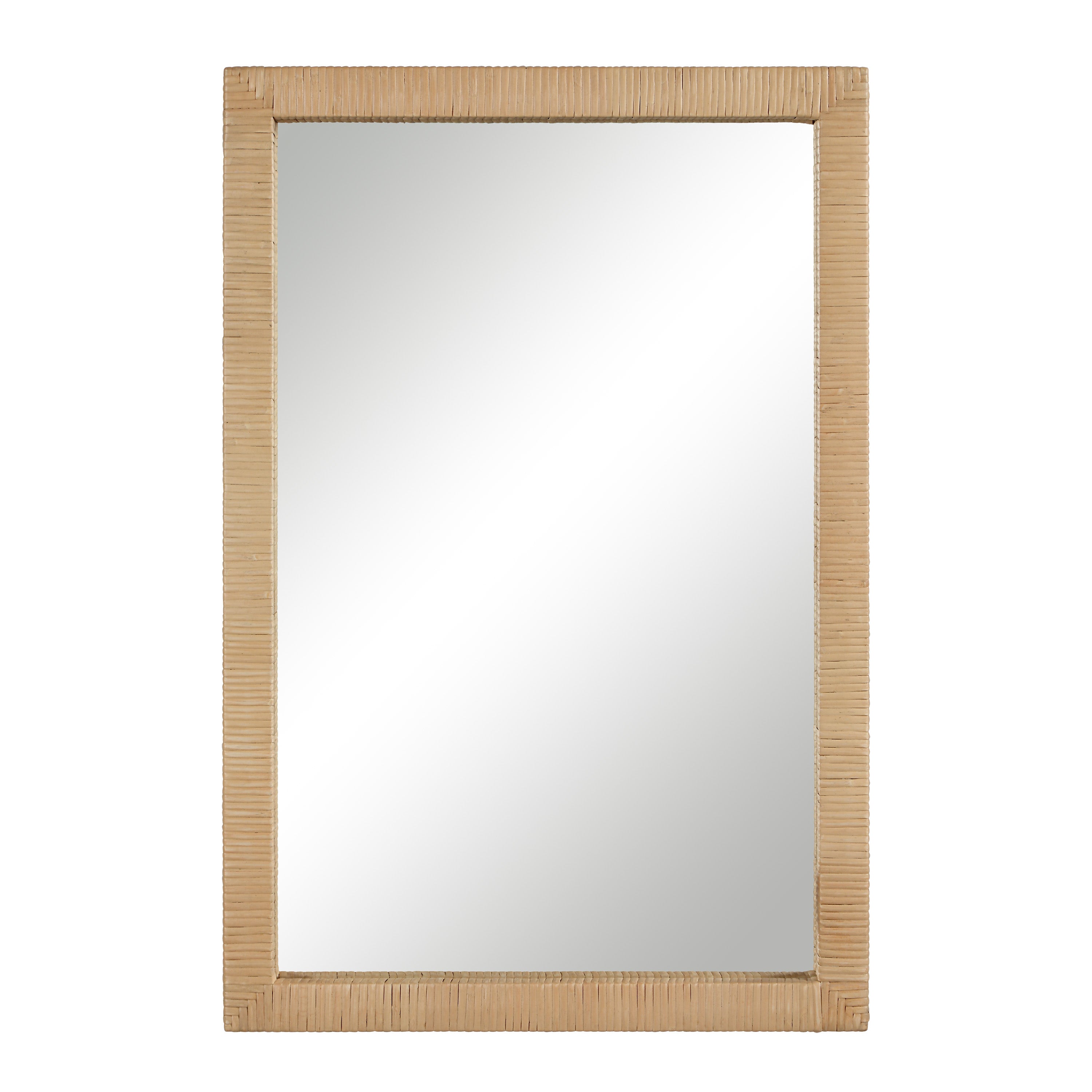 Sara 36" H x 24" W Wall Mirror, Brown - Main Image - MT2663