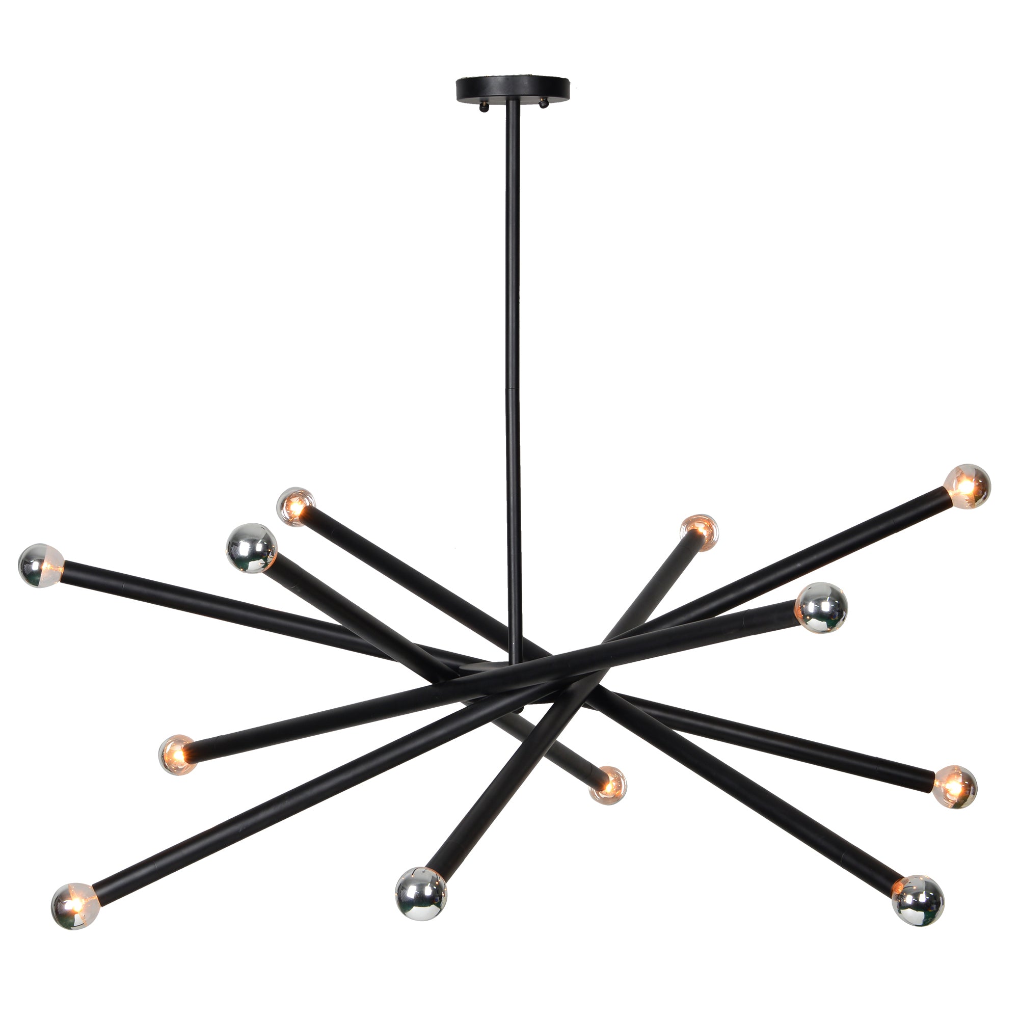 Clemente 36" Length Ceiling Fixture, Black - Main Image - LPC4095
