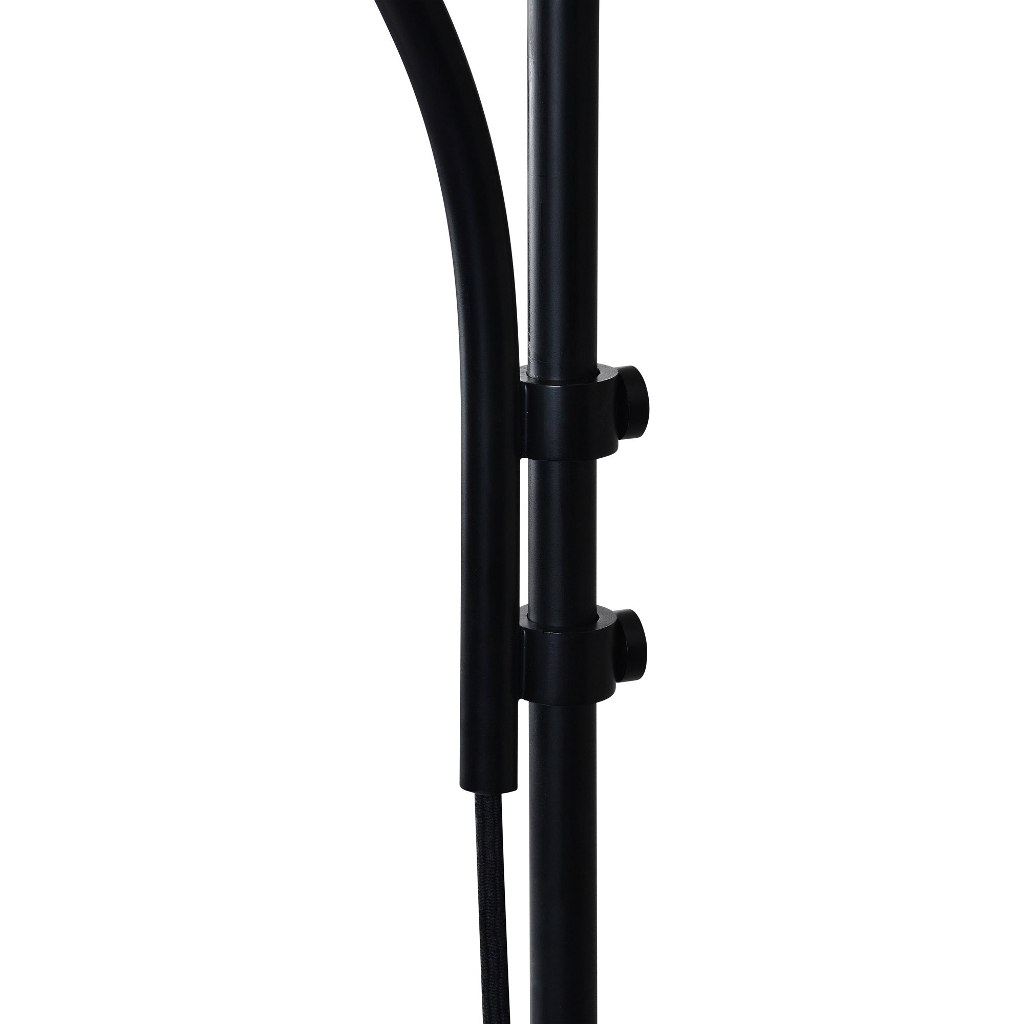 Draco 54.5" Length Wall Sconce, Black - Angle Image - WS066