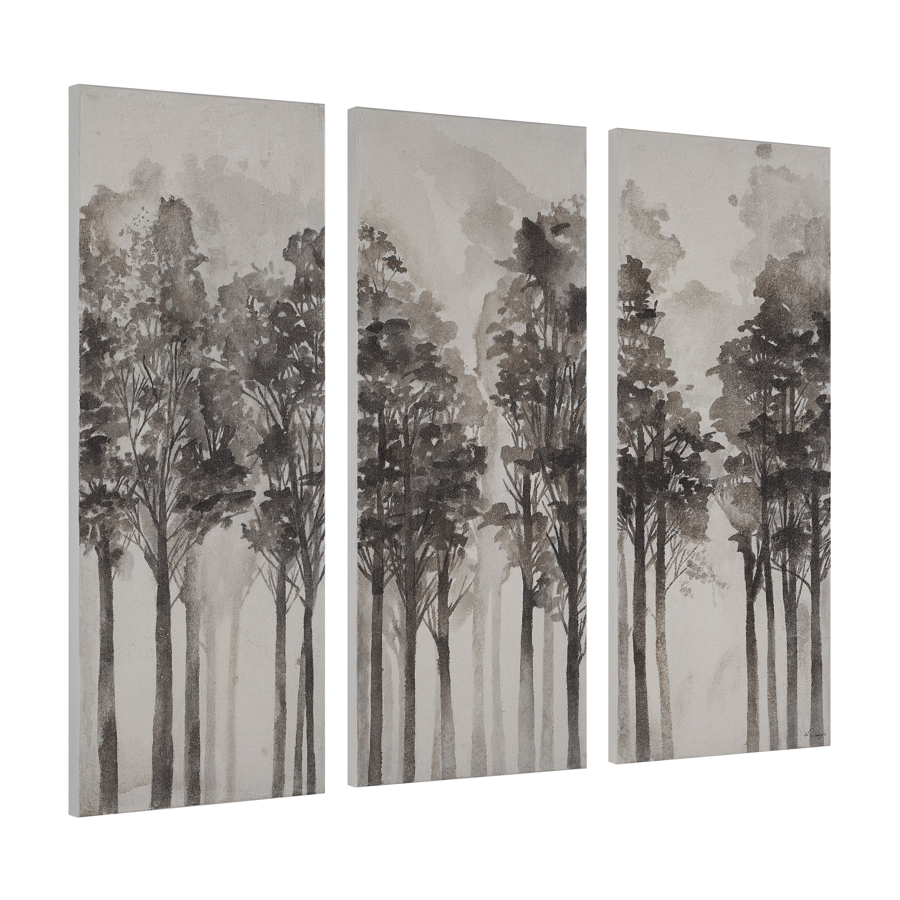 Branching Out 50" H x 20" W Canvas Art, (3 Piece Set) - Angle Image - OL2191