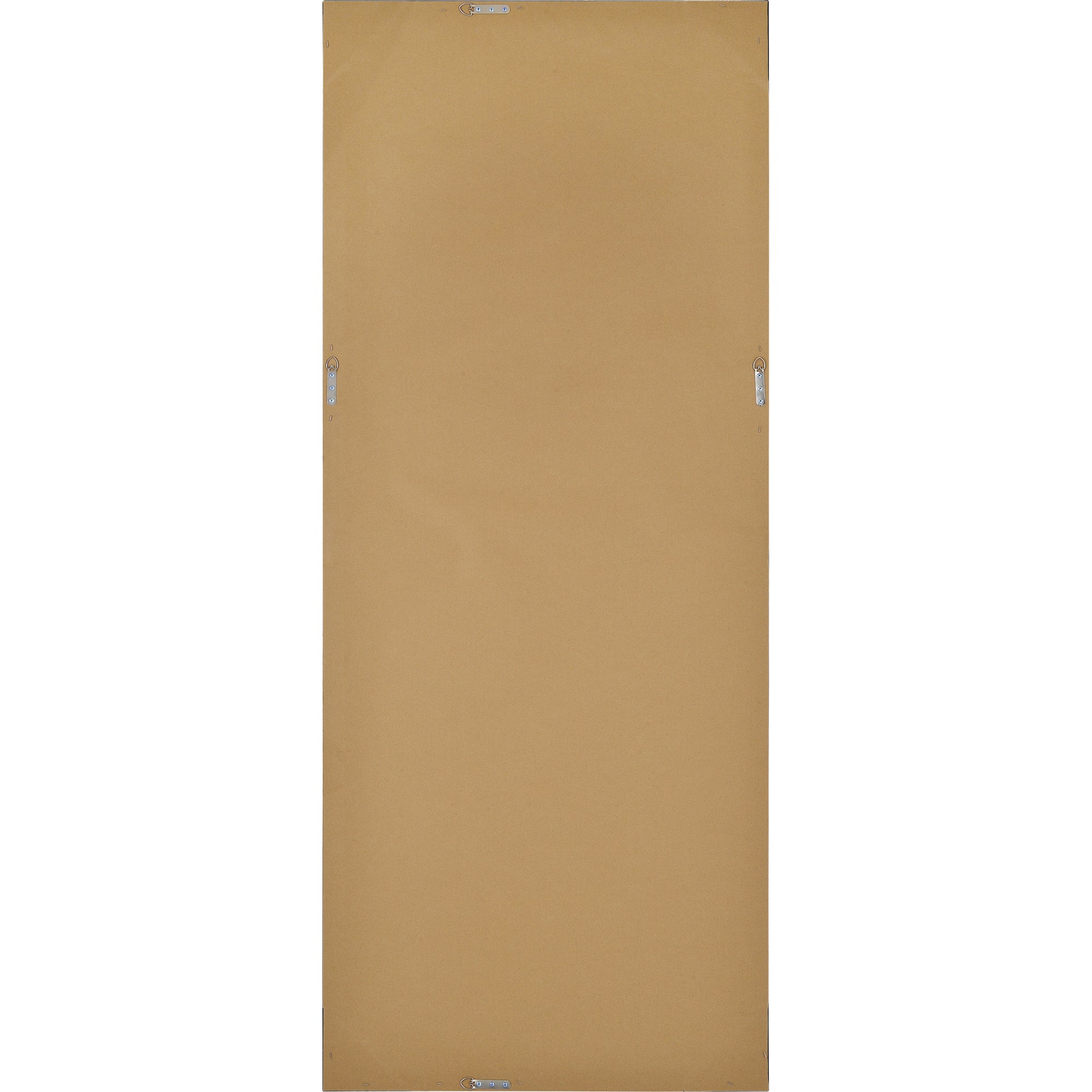 Delacorte 80" Tall Rectangle Wall Mirror, Black - Backing Image - MT2403