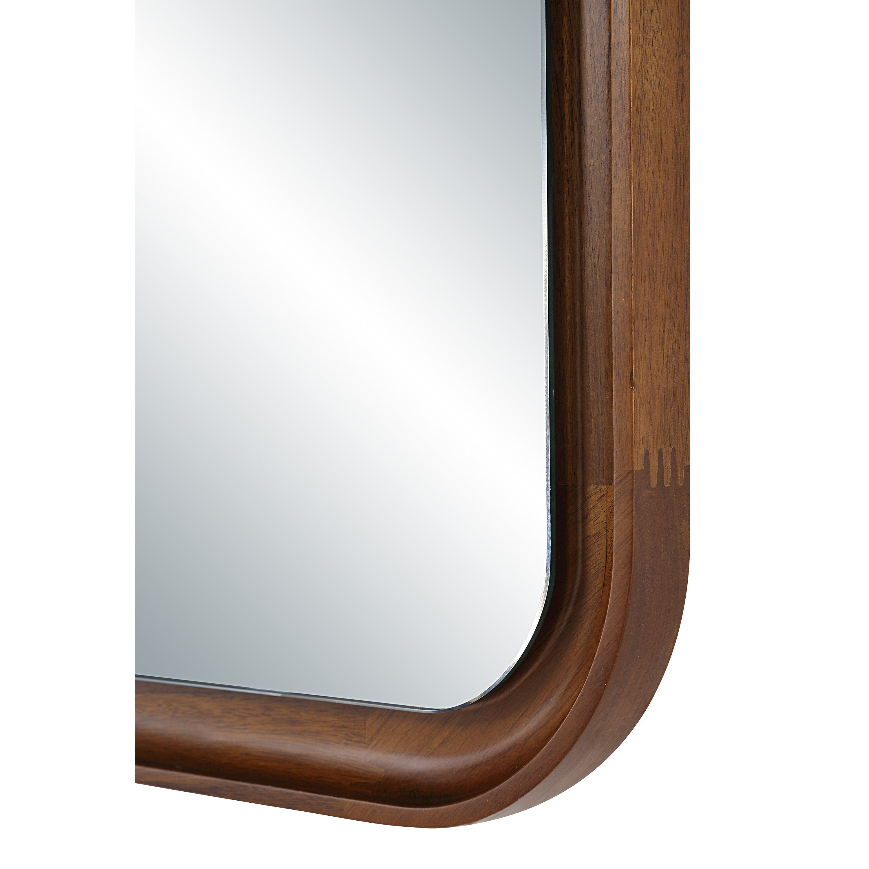 Salvia 40" H x 24" W Wall Mirror, Brown - Detail Image - MT2742