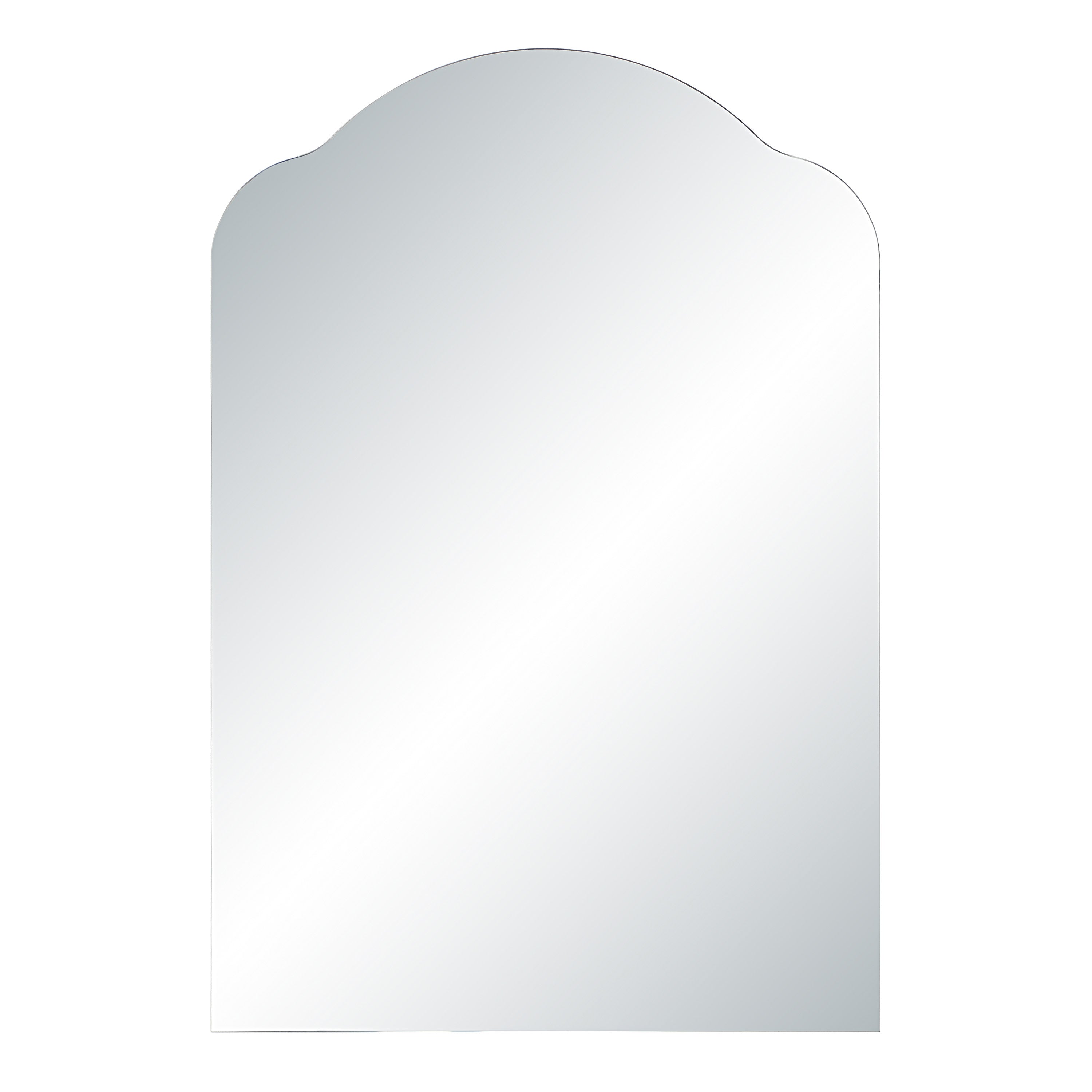 Erica 44" H x 30" W Wall Mirror, Silver - Main Image - MT2749