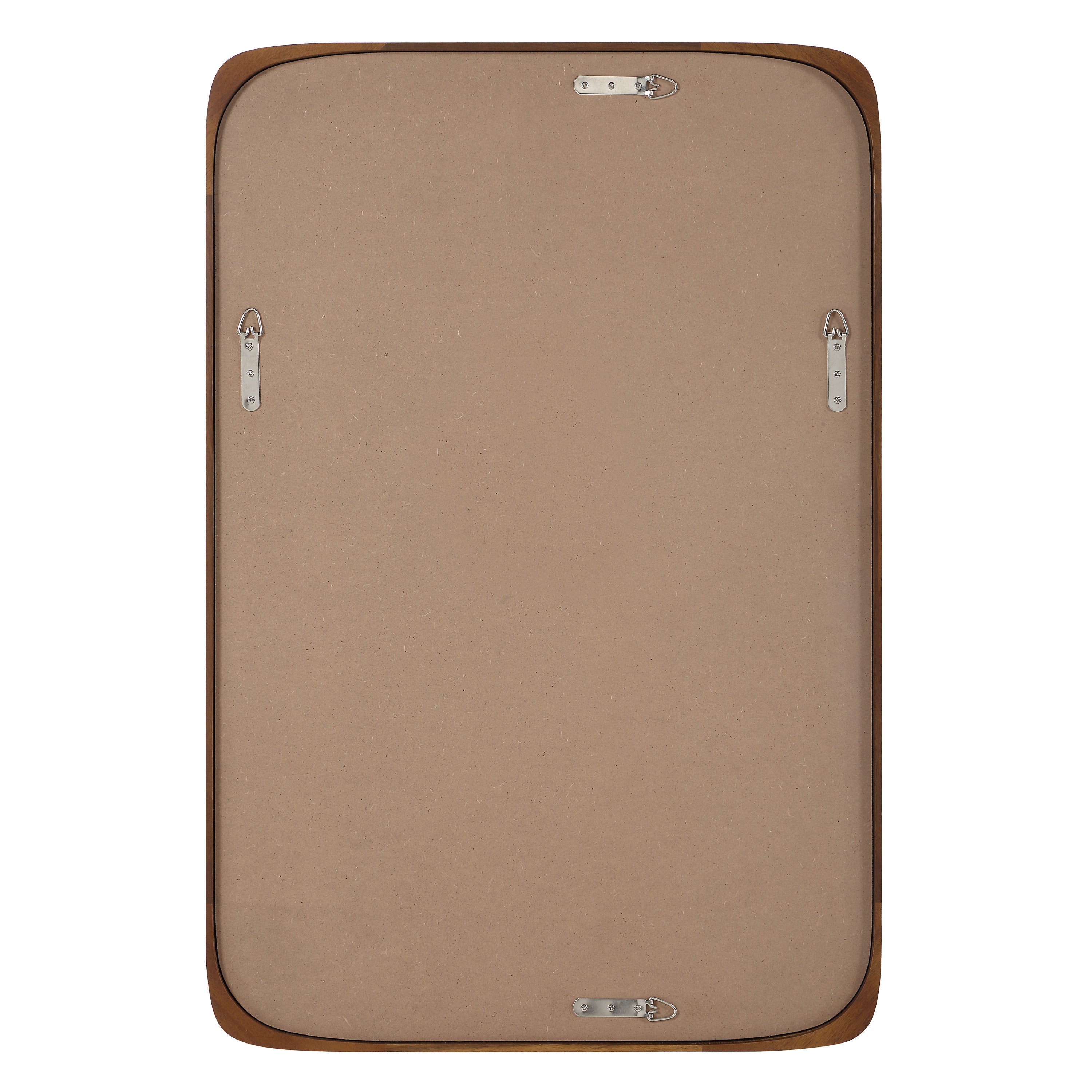 Sisley 36" H x 24" W Wall Mirror, Brown - Backing Image - MT2754