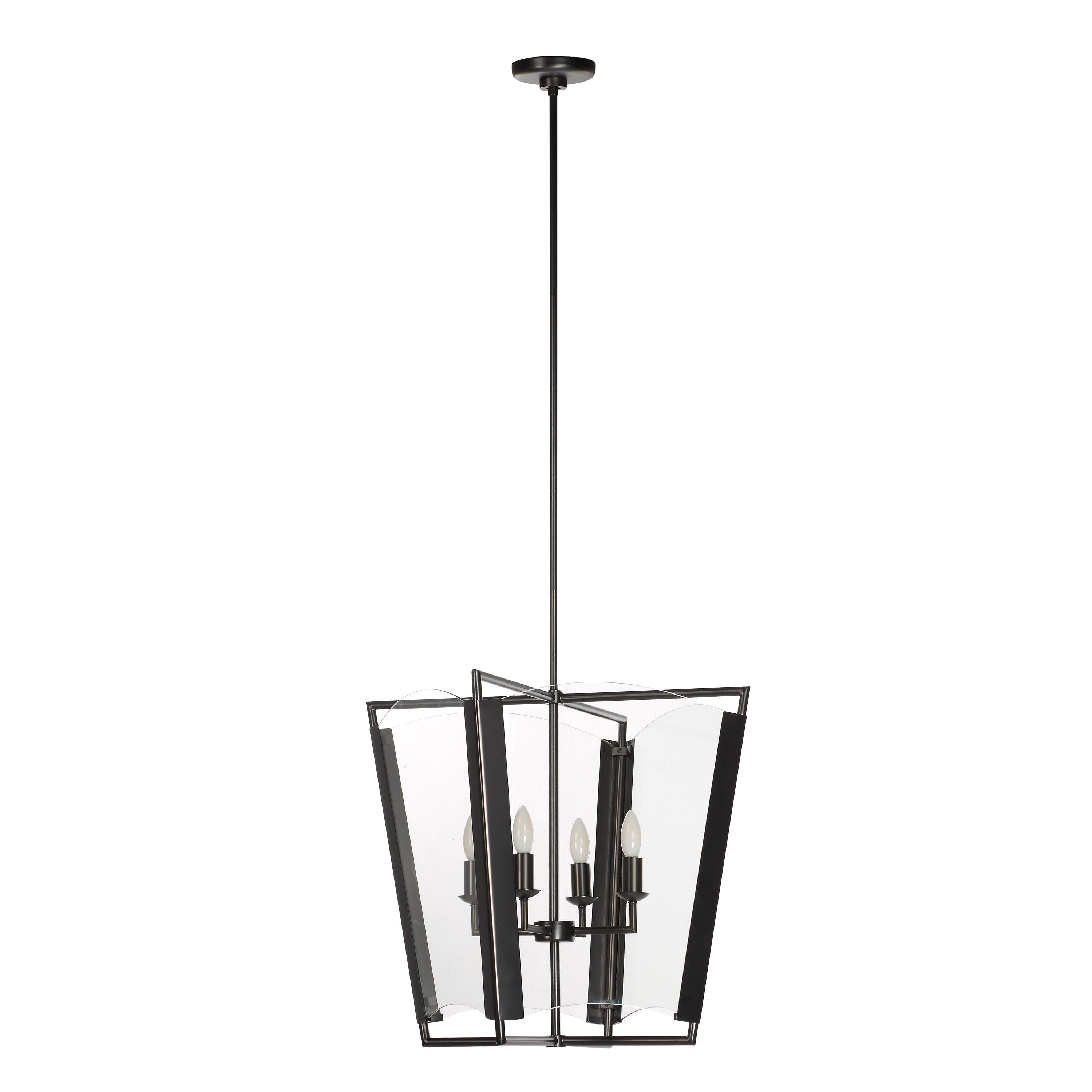 Toussaint 82.25" Height Ceiling Fixture, Clear - Additional Image 2 - LPC4499