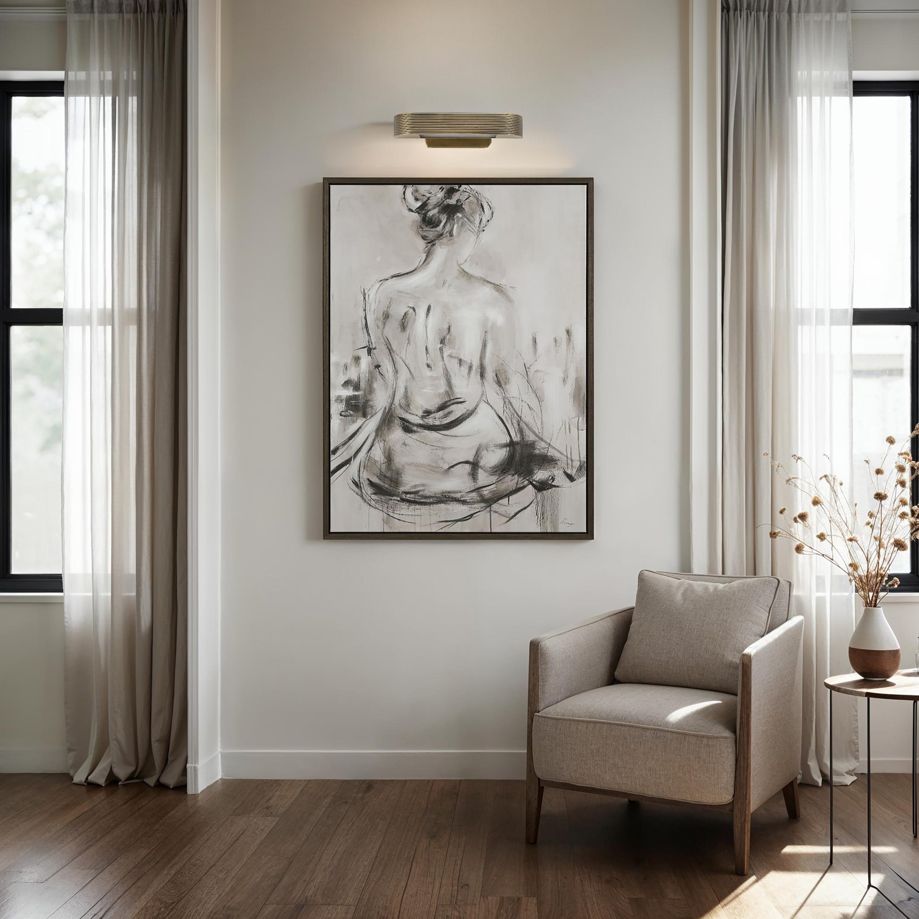 Priya 4.5" Height Wall Sconce, Yellow - Lifestyle Image - WS164