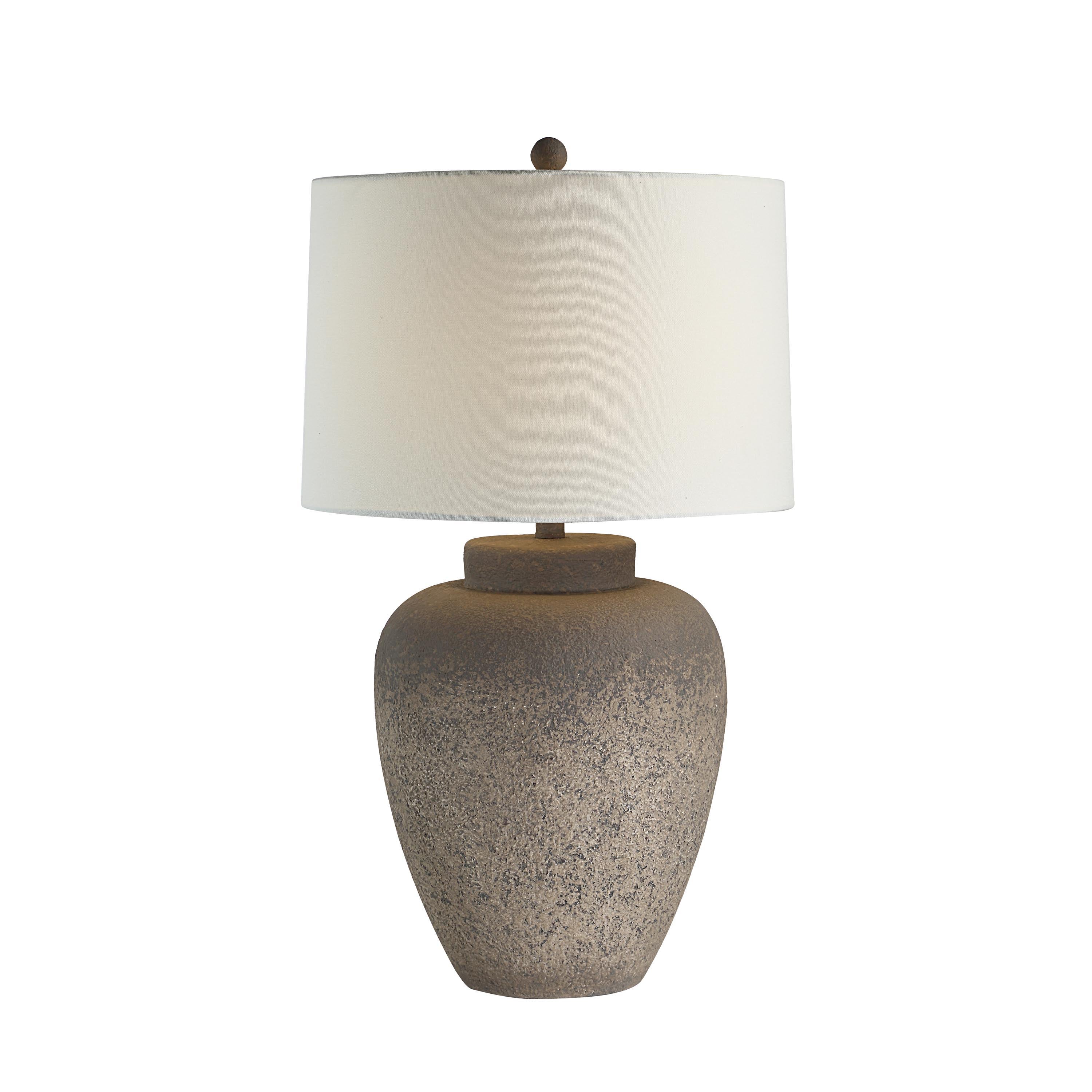 Lattuga 28.5" Height Table Lamp, Cream - Angle Image - LPT1330