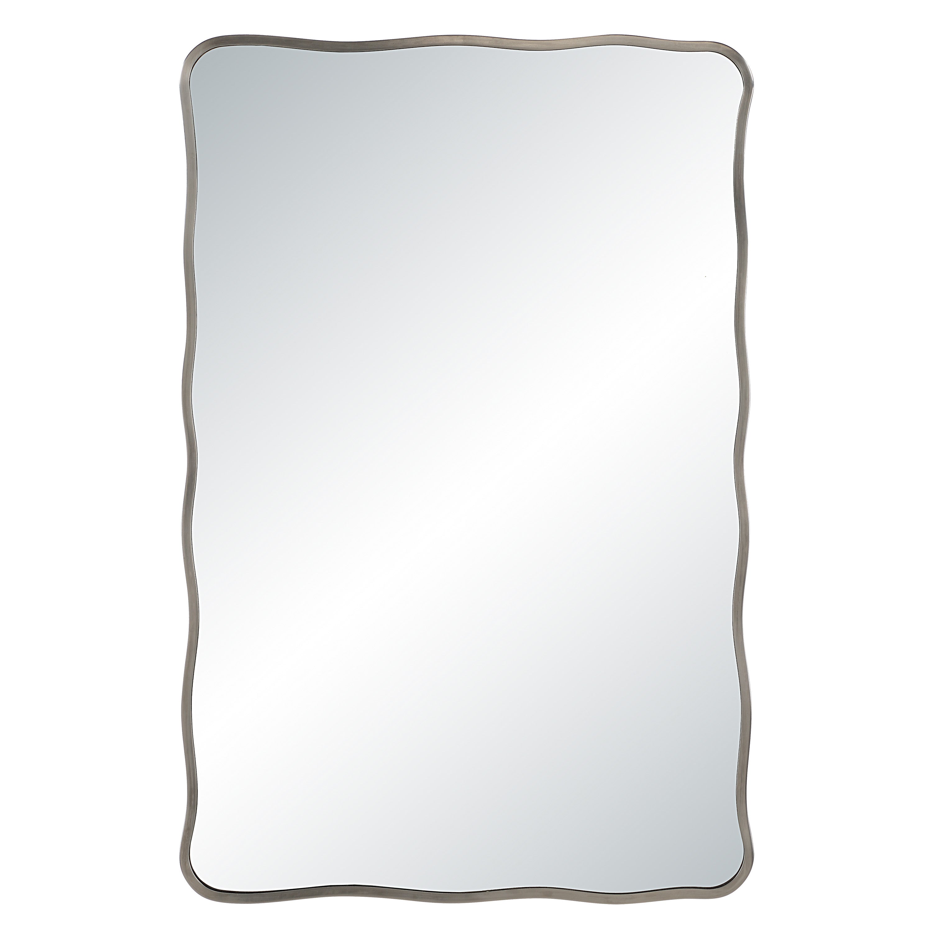 Balsa 36" H x 24" W Wall Mirror, Silver - Main Image - MT2736