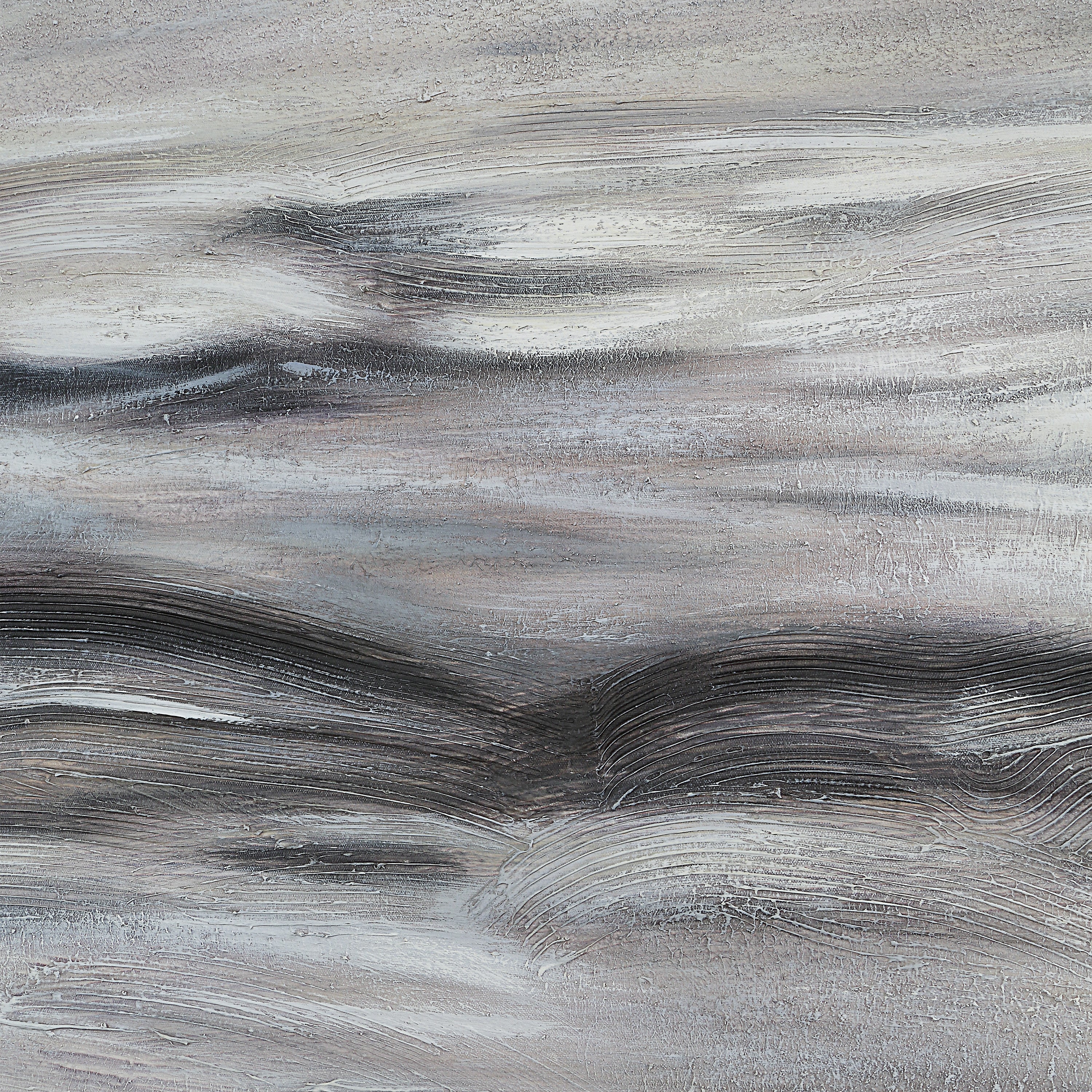 Baelish 60" H x 50" W Canvas Art, Grey - Detail Image - OL2187