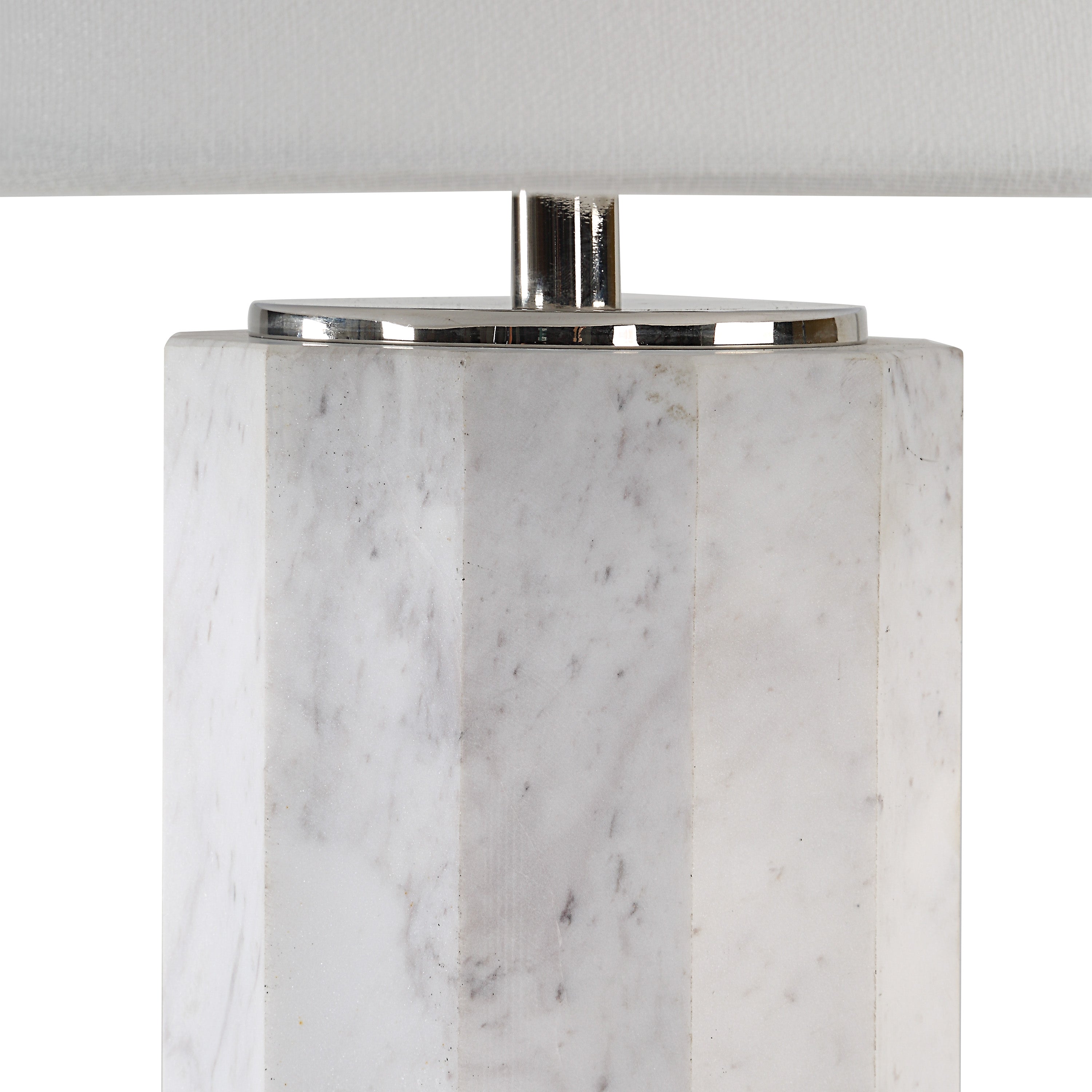 Veda 26.5" Height Table Lamp, White - Detail Image - LPT1313