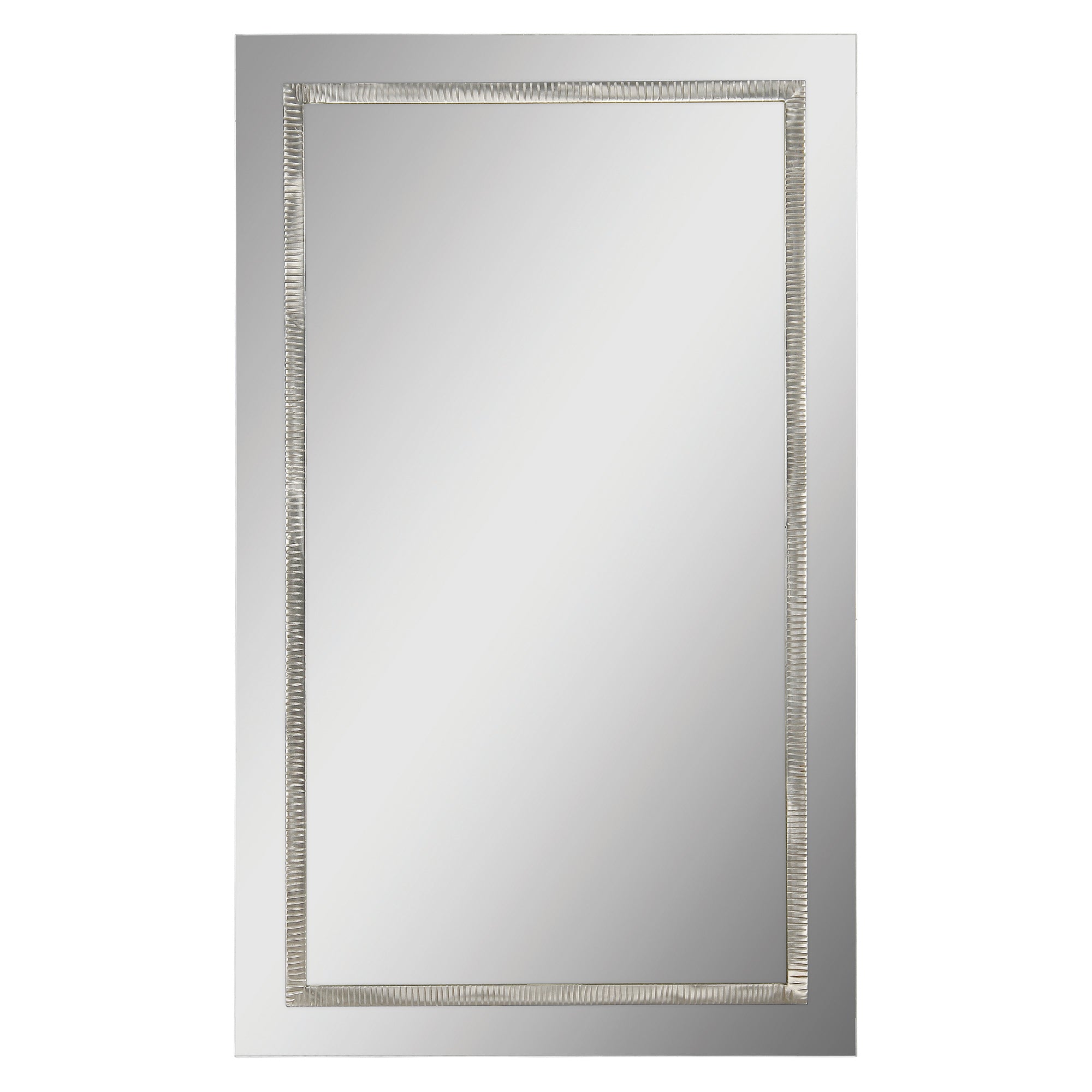 Stanton 24" Tall Rectangle Wall Mirror, Grey - Main Image - MT1123