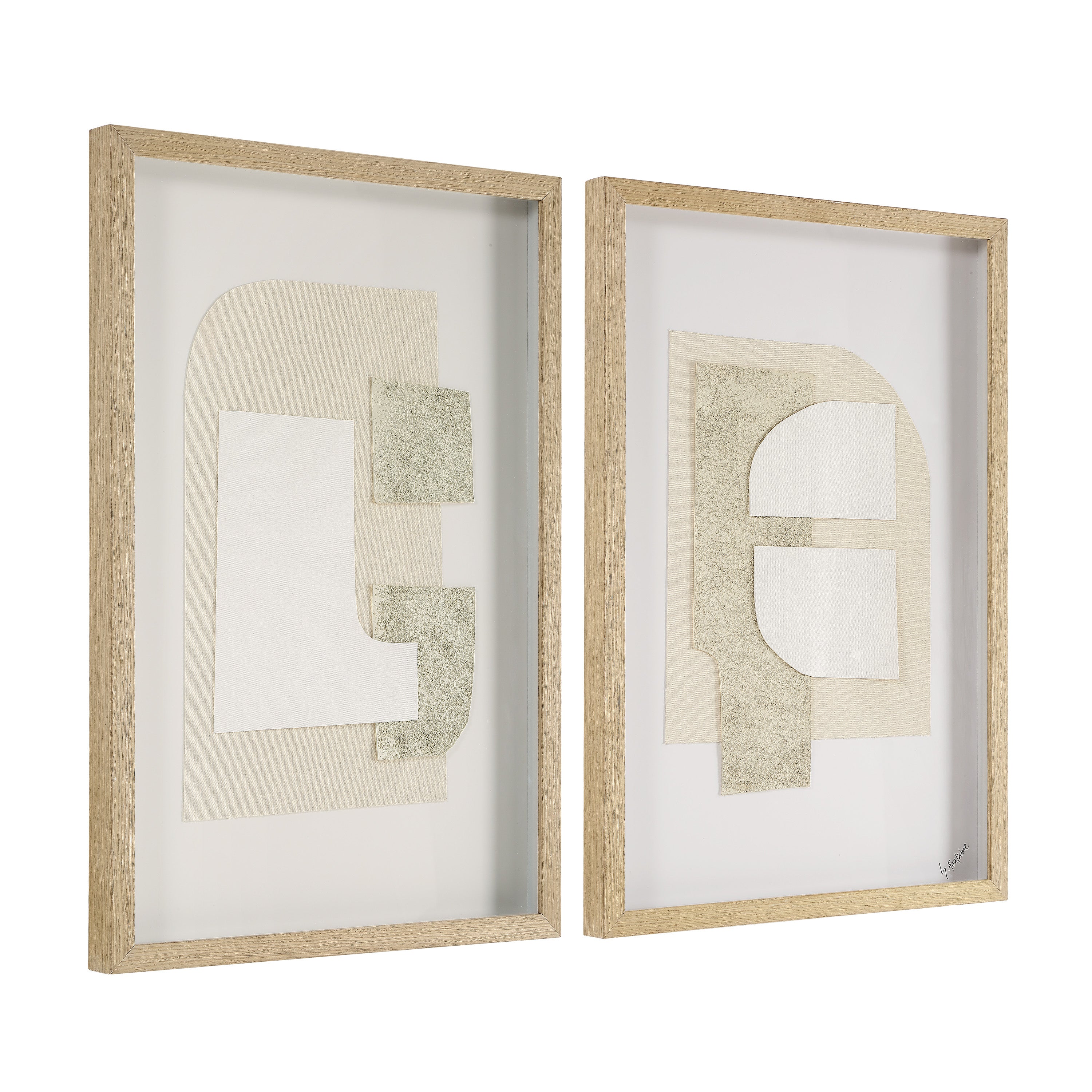 Delias 20.0" Wide Wall Decor, Printed Artwork (2 Piece Set) - Angle Image - W6780