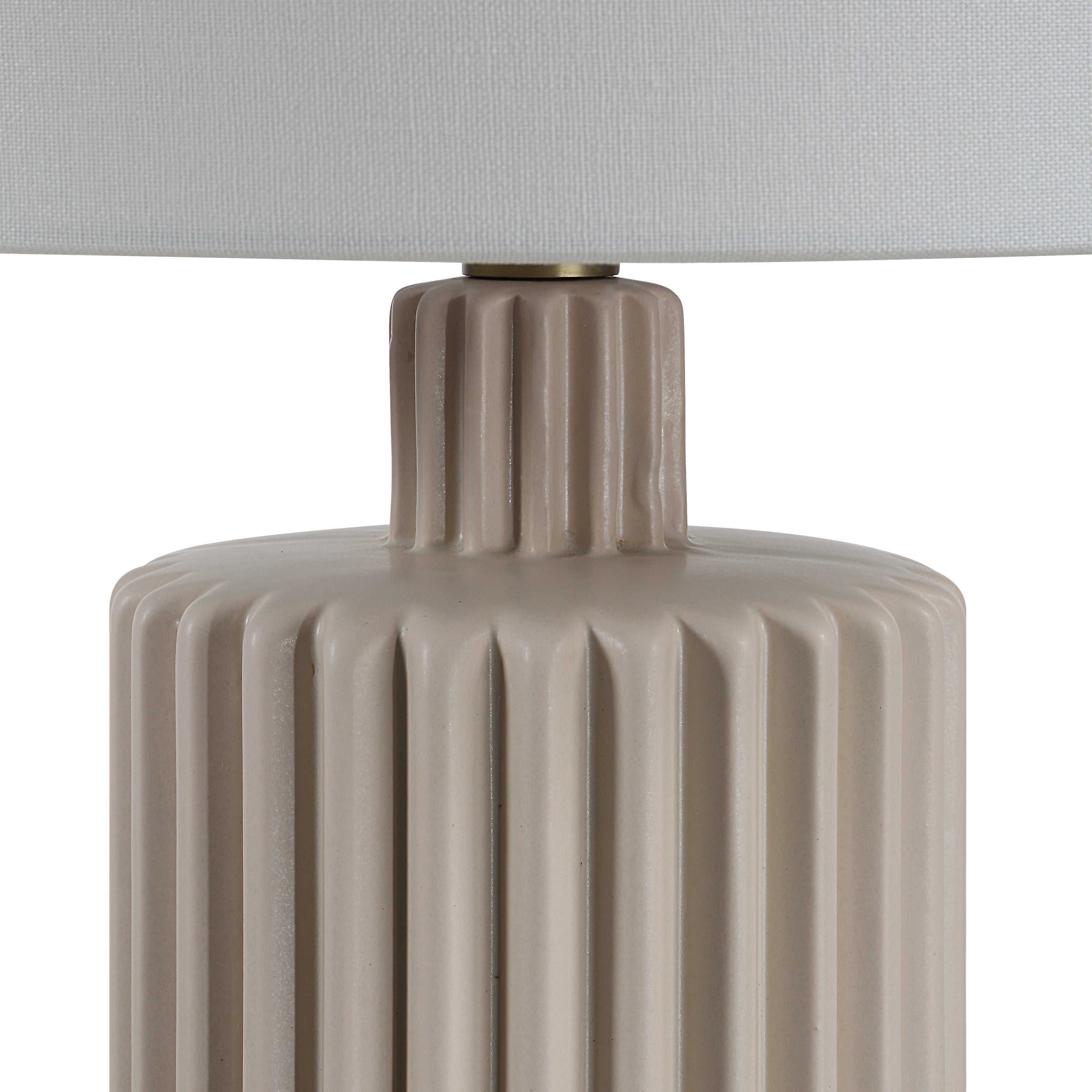 Lina 24.75" Height Table Lamps, Beige - Detail Image - LPT1278