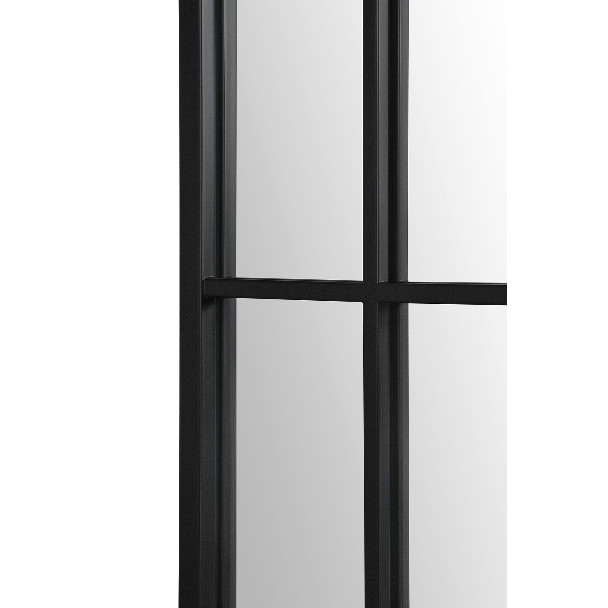 Atkinson 62" Tall Arch Full Length Mirror, Black - Detail Image - MT2546