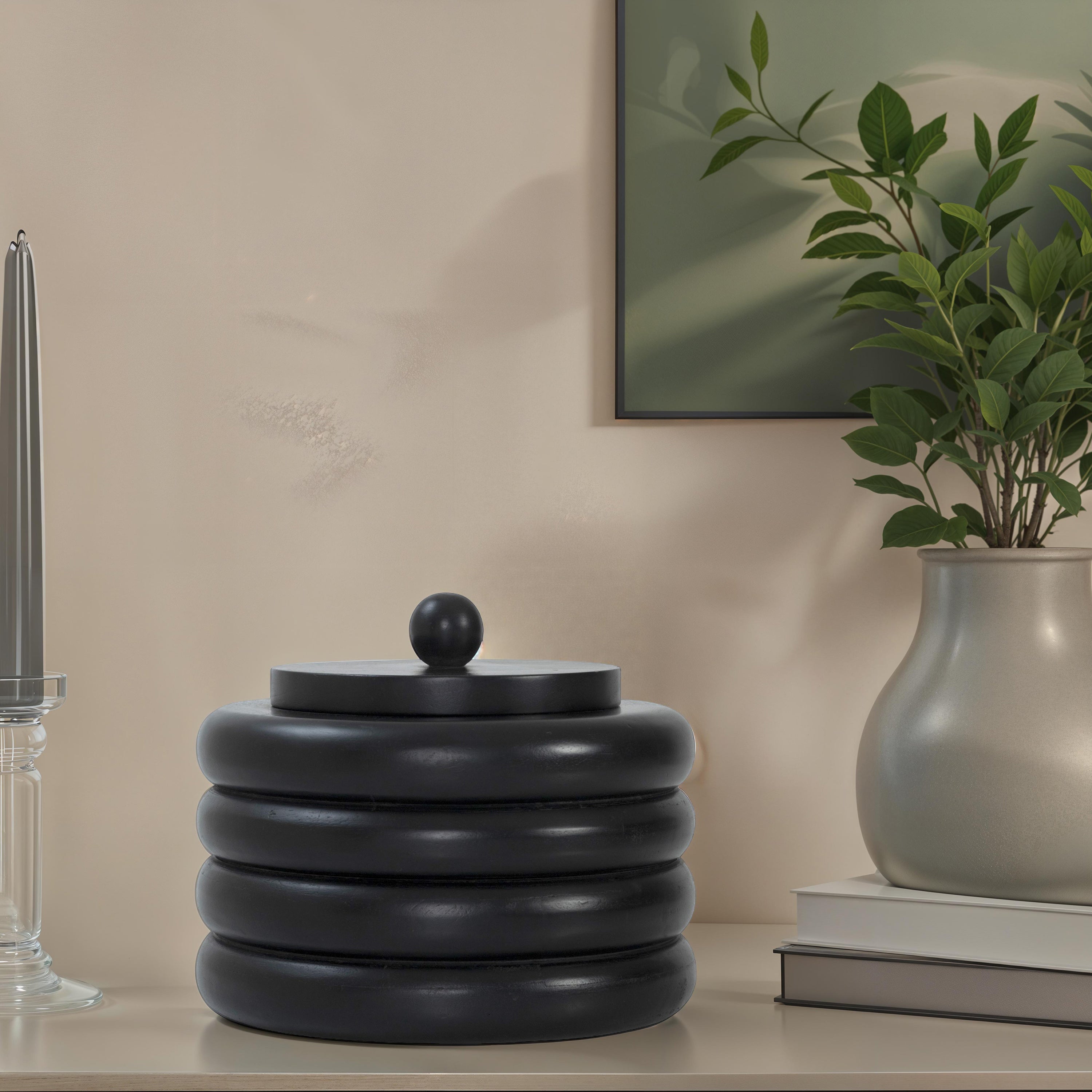 Cipher Statue, Black - Lifestyle Image - STA801