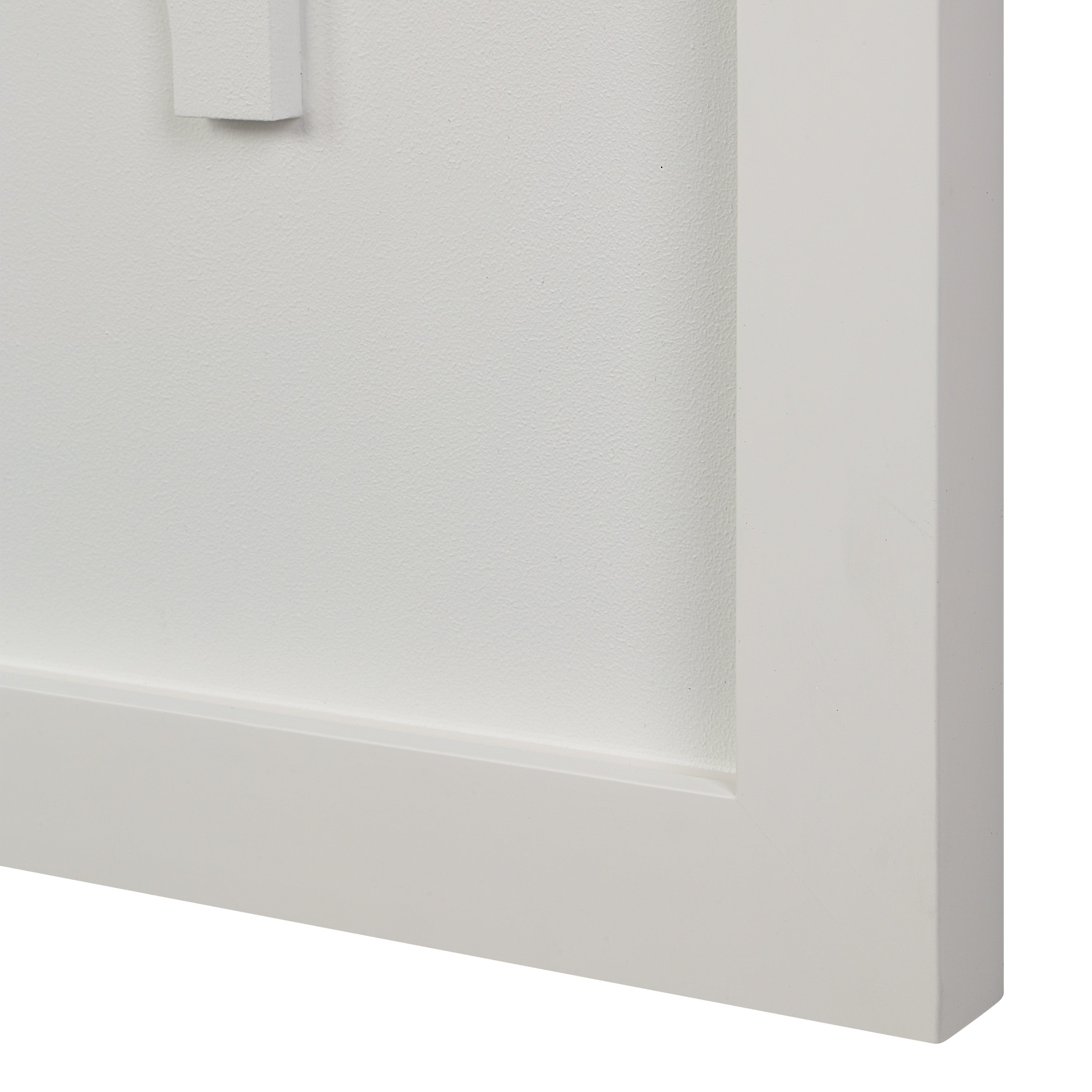 Ispra 19" Wide Wall Decor, Matte White - Additional Image 6 - W6760