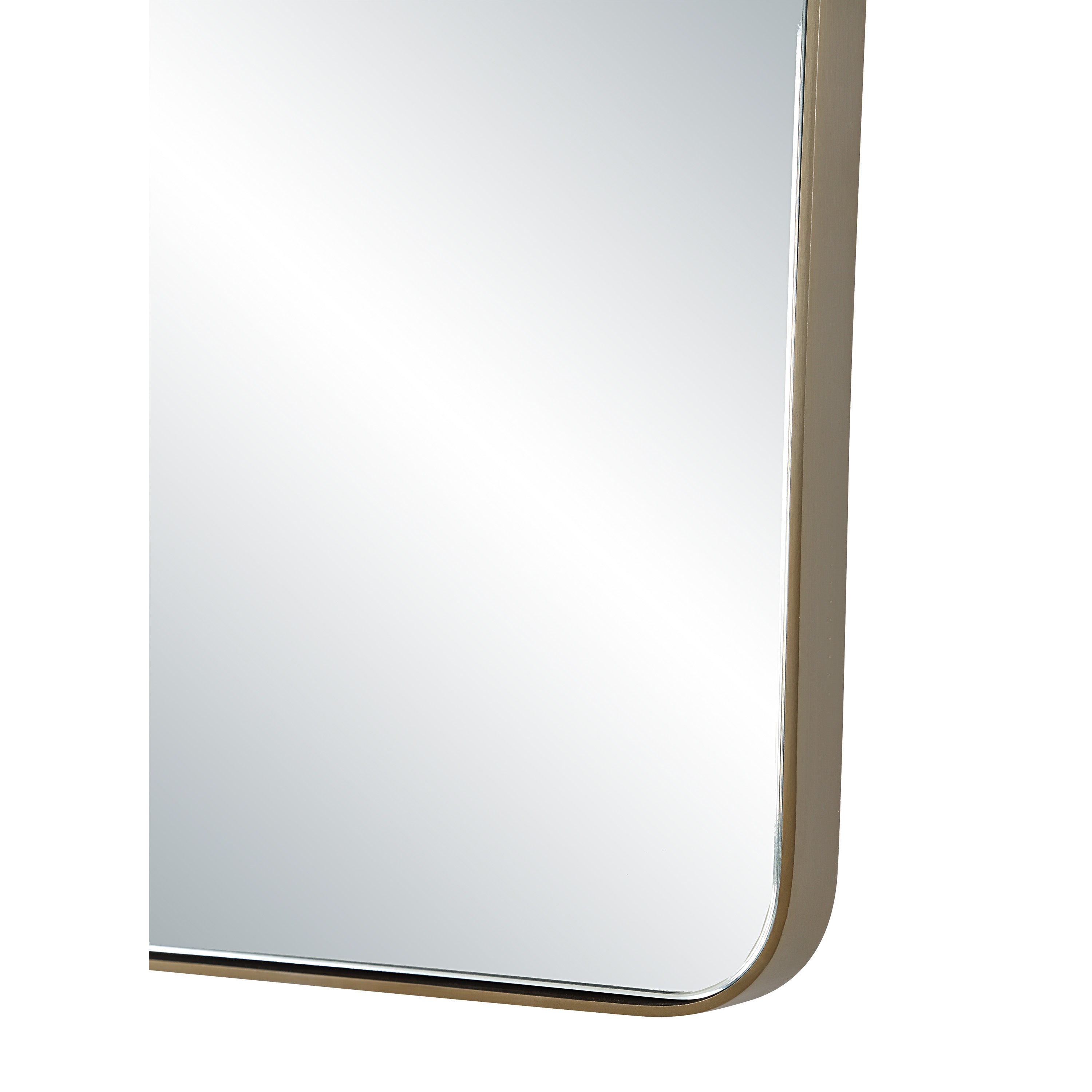 Mily 36" H x 28" W Wall Mirror, Yellow - Detail Image - MT2728