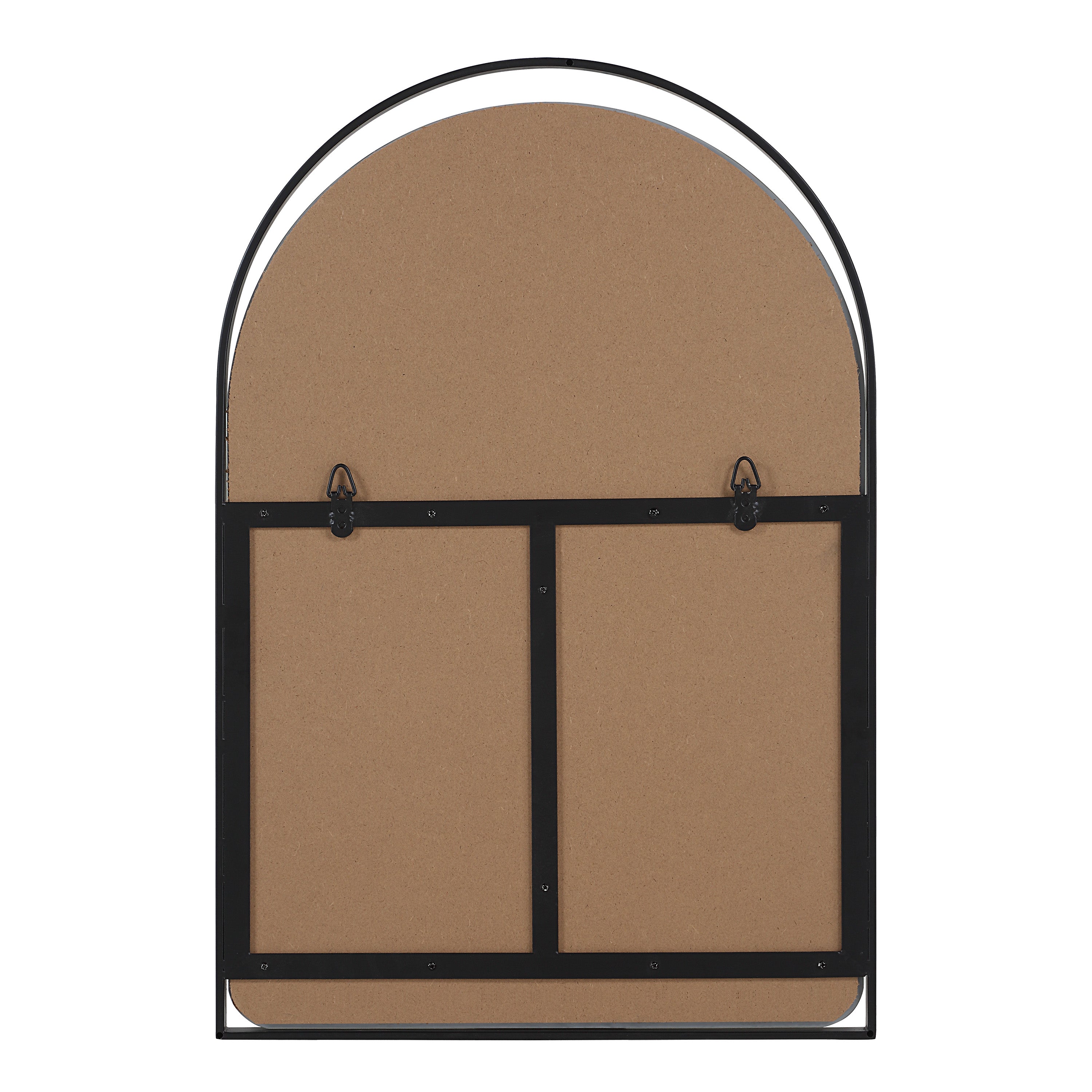 Maniola 30" H x 20" W Wall Mirror, Black - Backing Image - MT2731