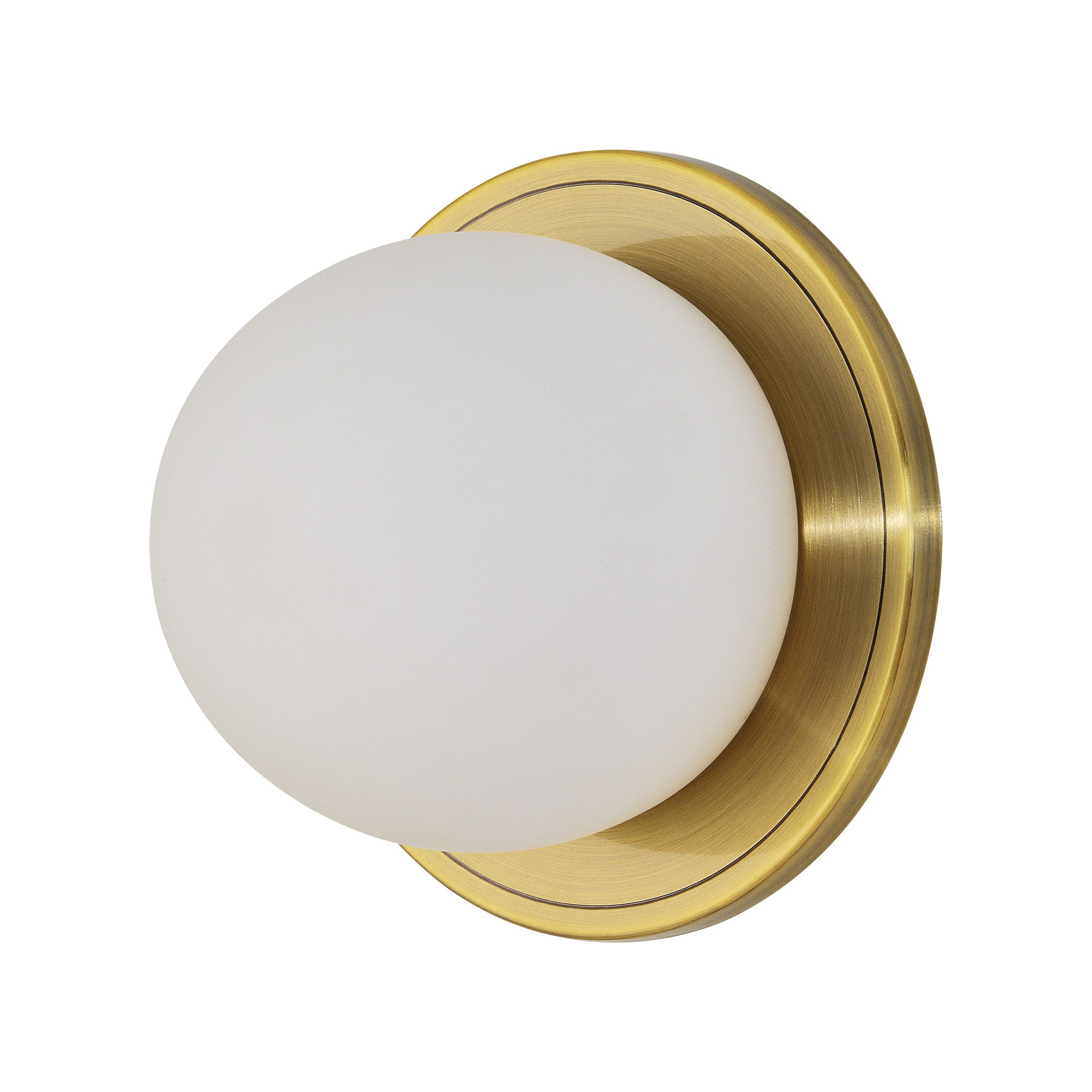 Hugos 6.5" Length Wall Sconce, Etched White - Main Image - WS125