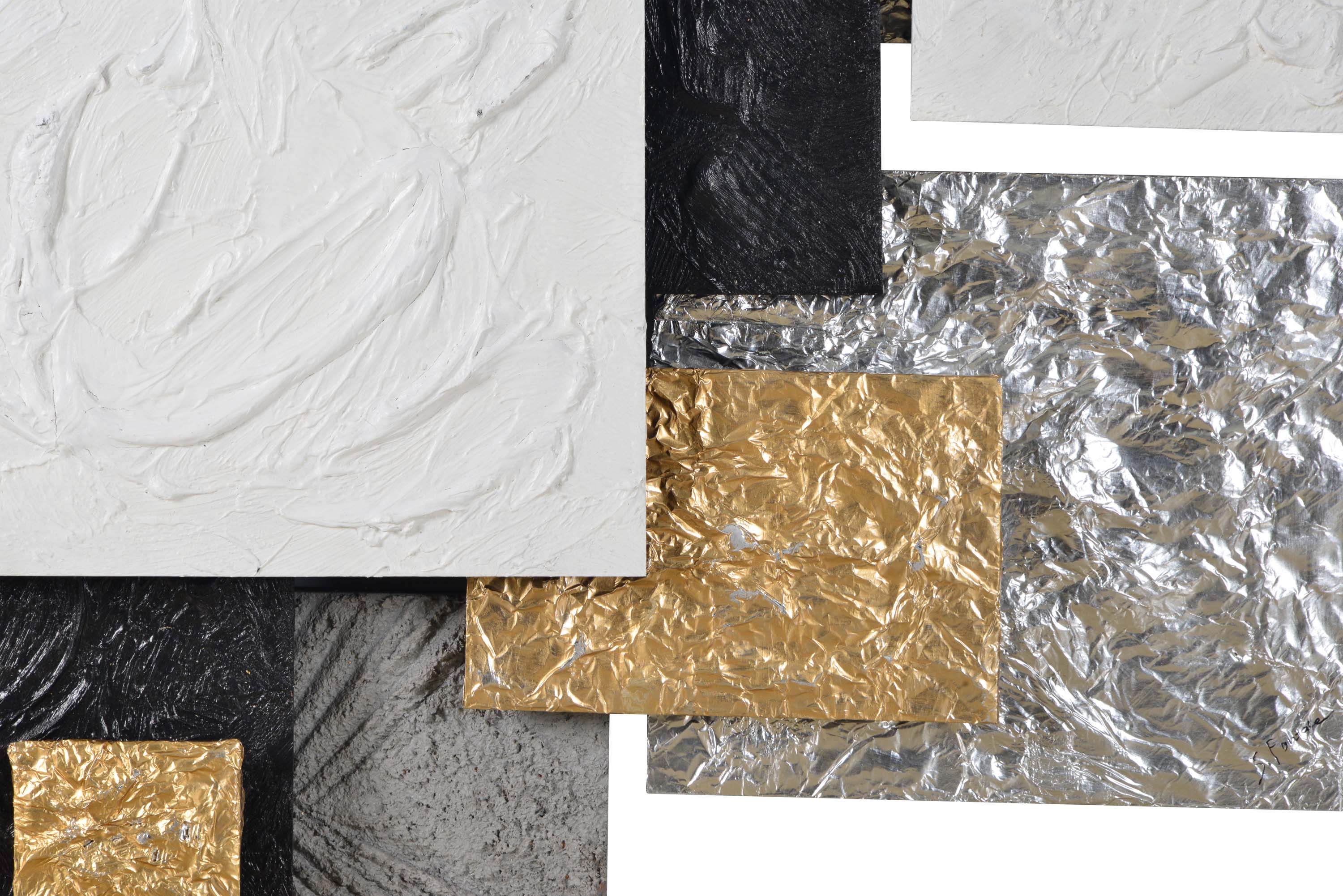 Warberry 49" Wide Wall Art, Gold - Detail Image - W6498