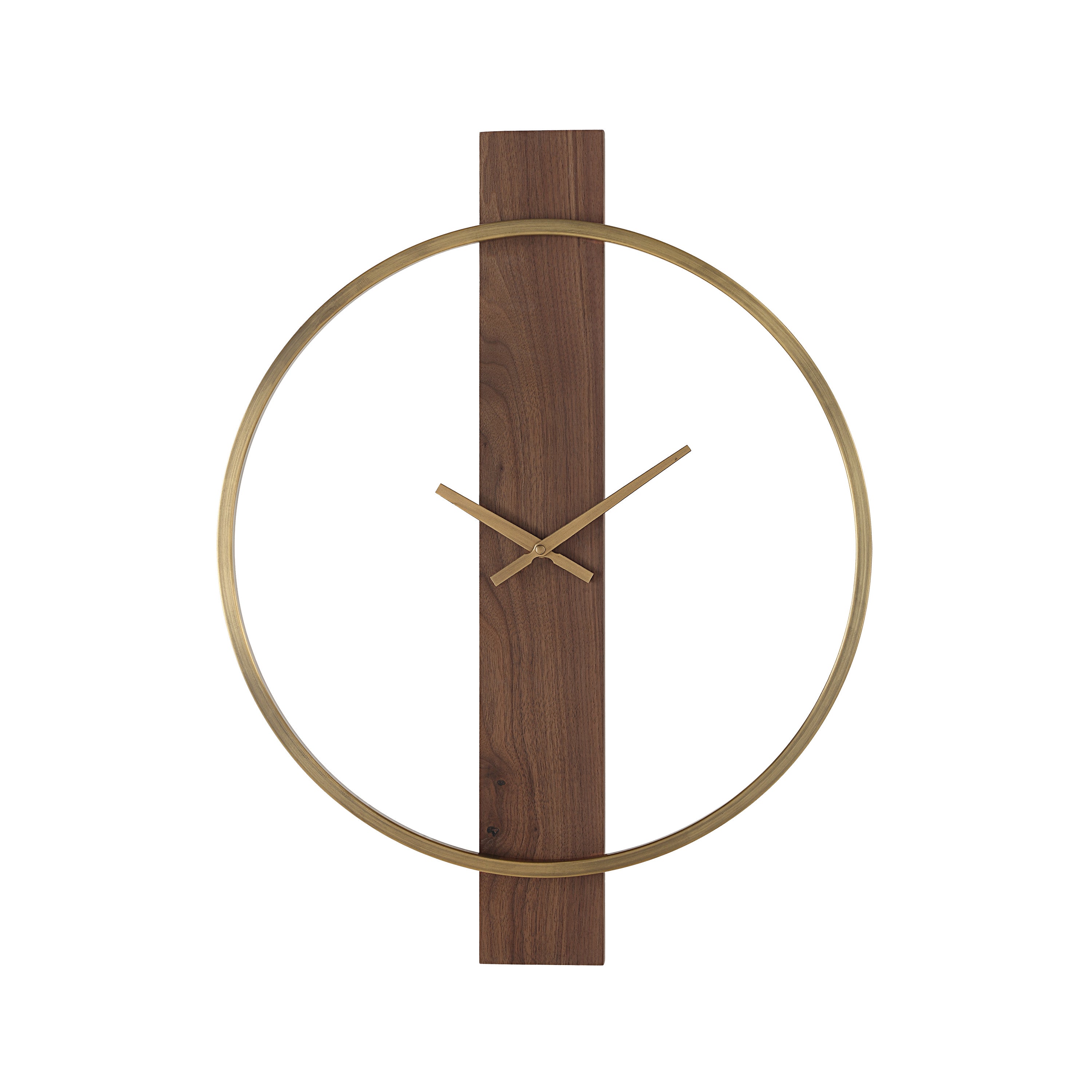 Avigail Wall Clock, Antique Brushed Brass - Main Image - CL254