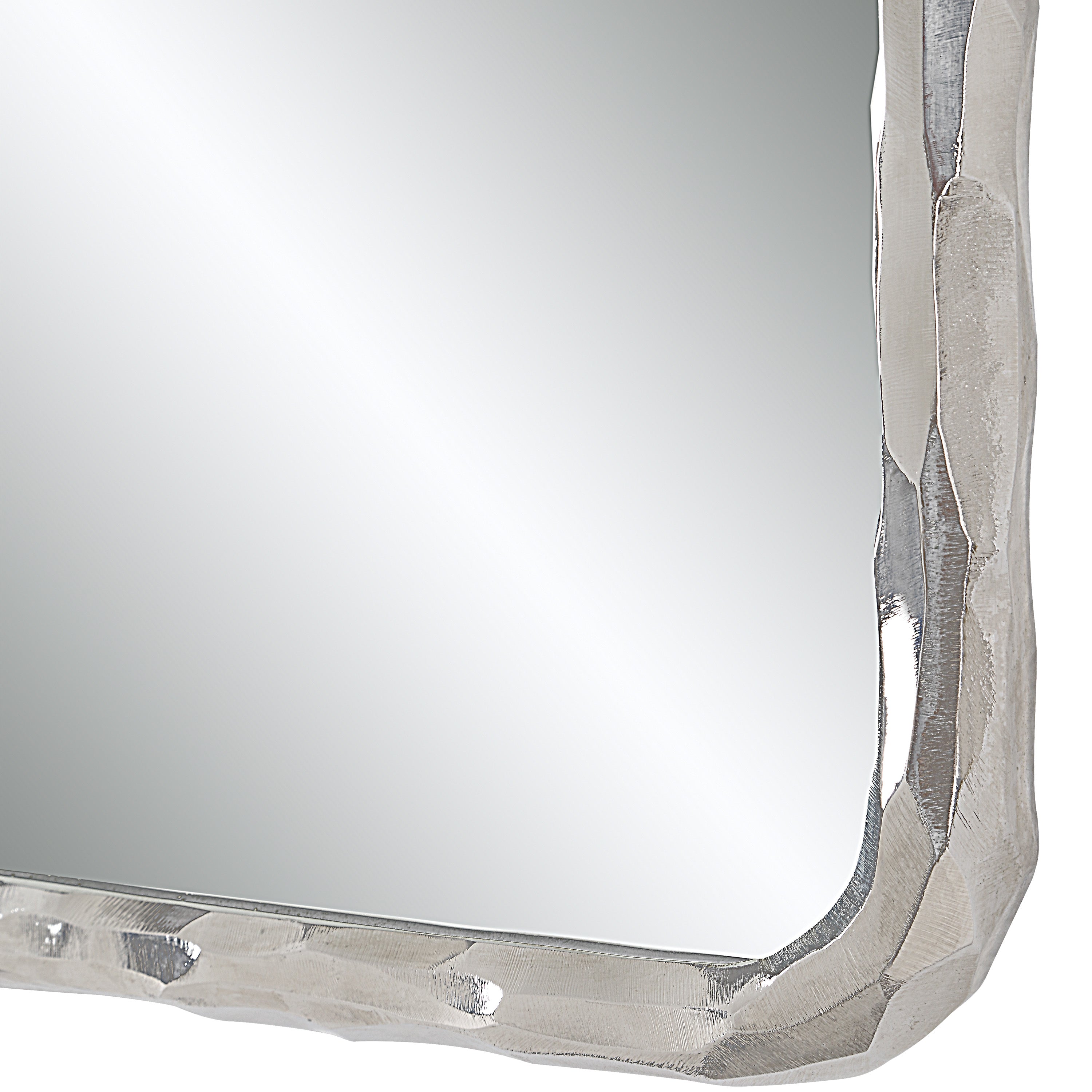Pollonia 36" H x 24" W Wall Mirror, Grey - Detail Image - MT2694