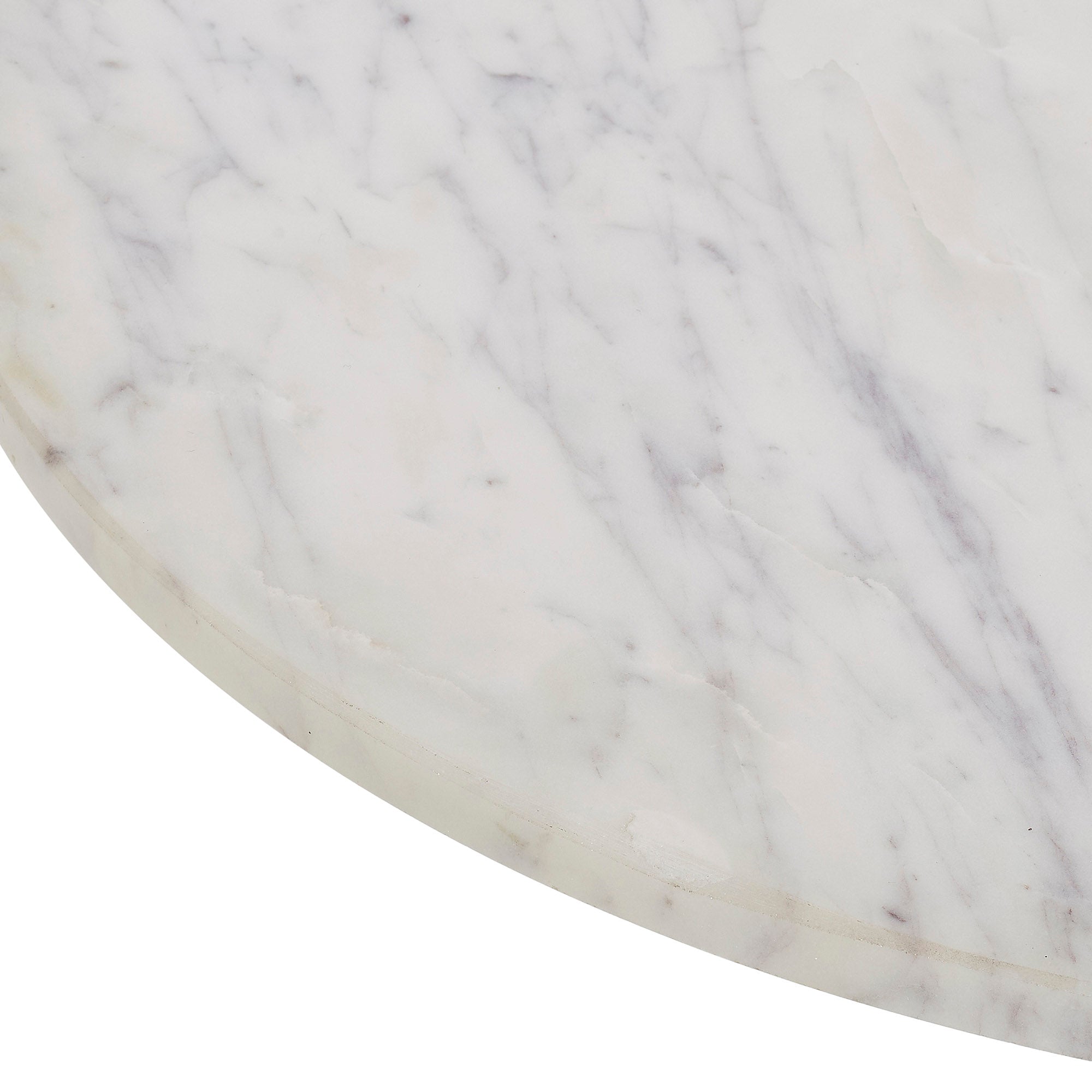 Corrine Indoor Aluminum Table, Matte Black - Detail Image - TA466