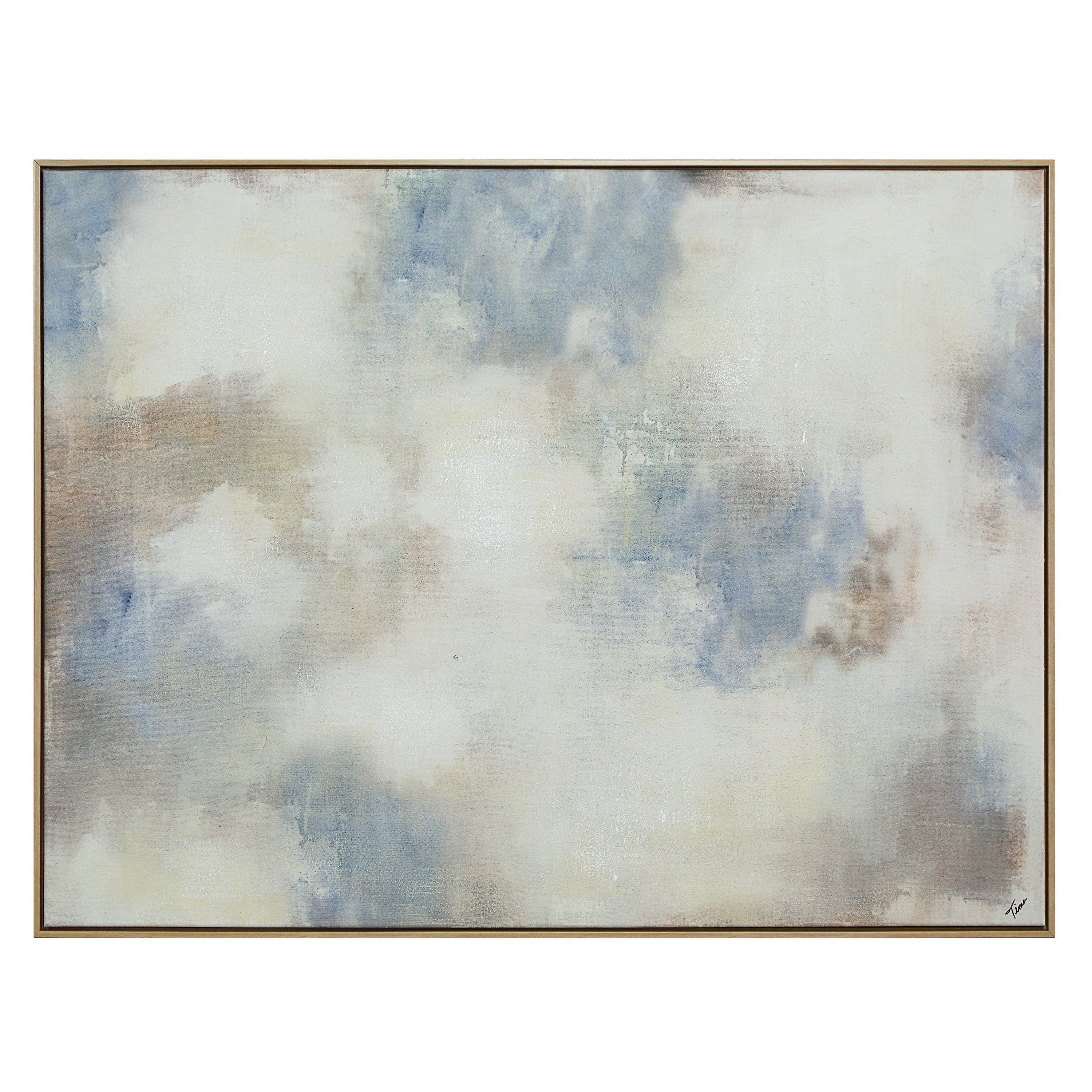 Bellis 48" H x 36" W Canvas Art, Blue - Main Image - OL2204
