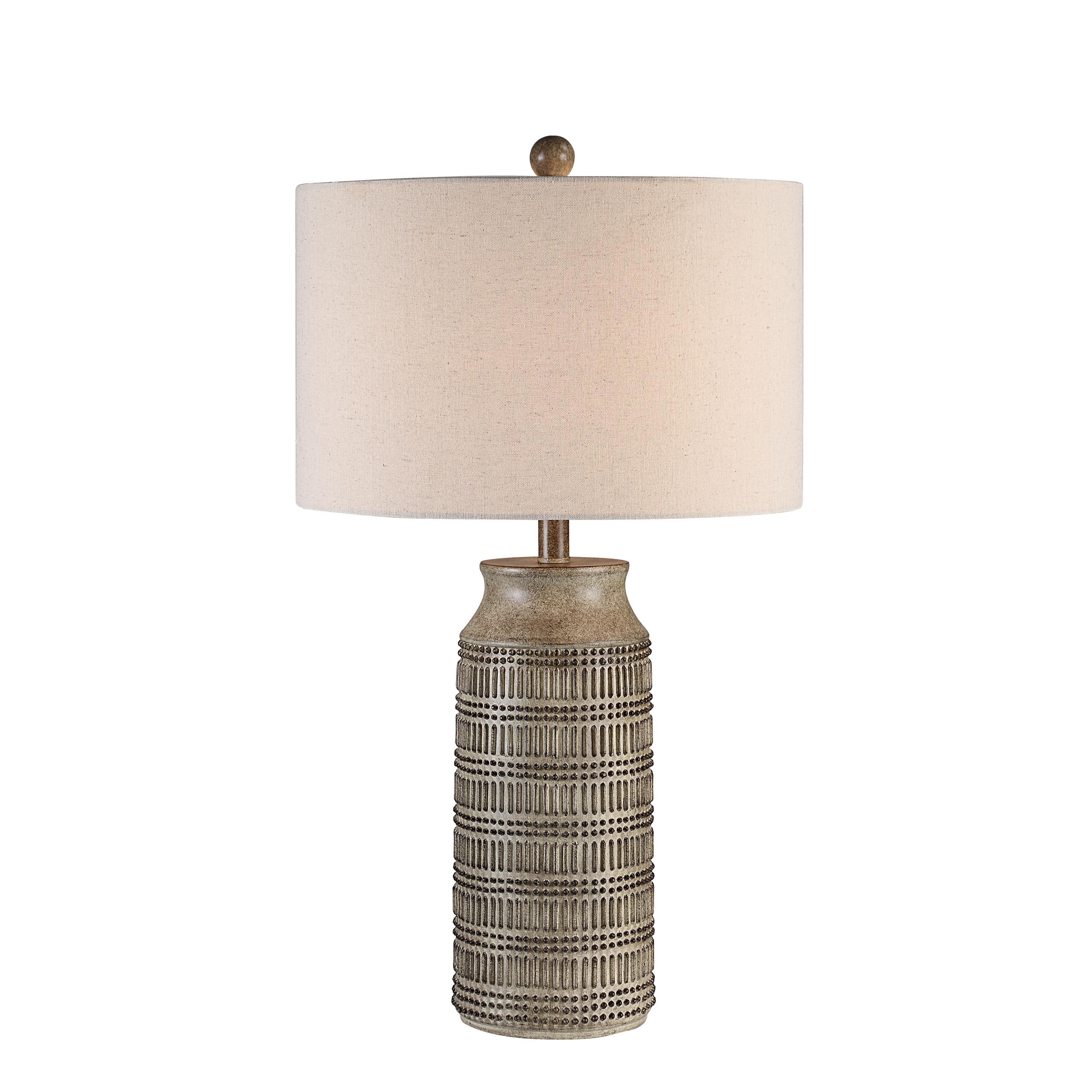 Tarragona 28" Height Table Lamp, Brown - Angle Image - LPT1356