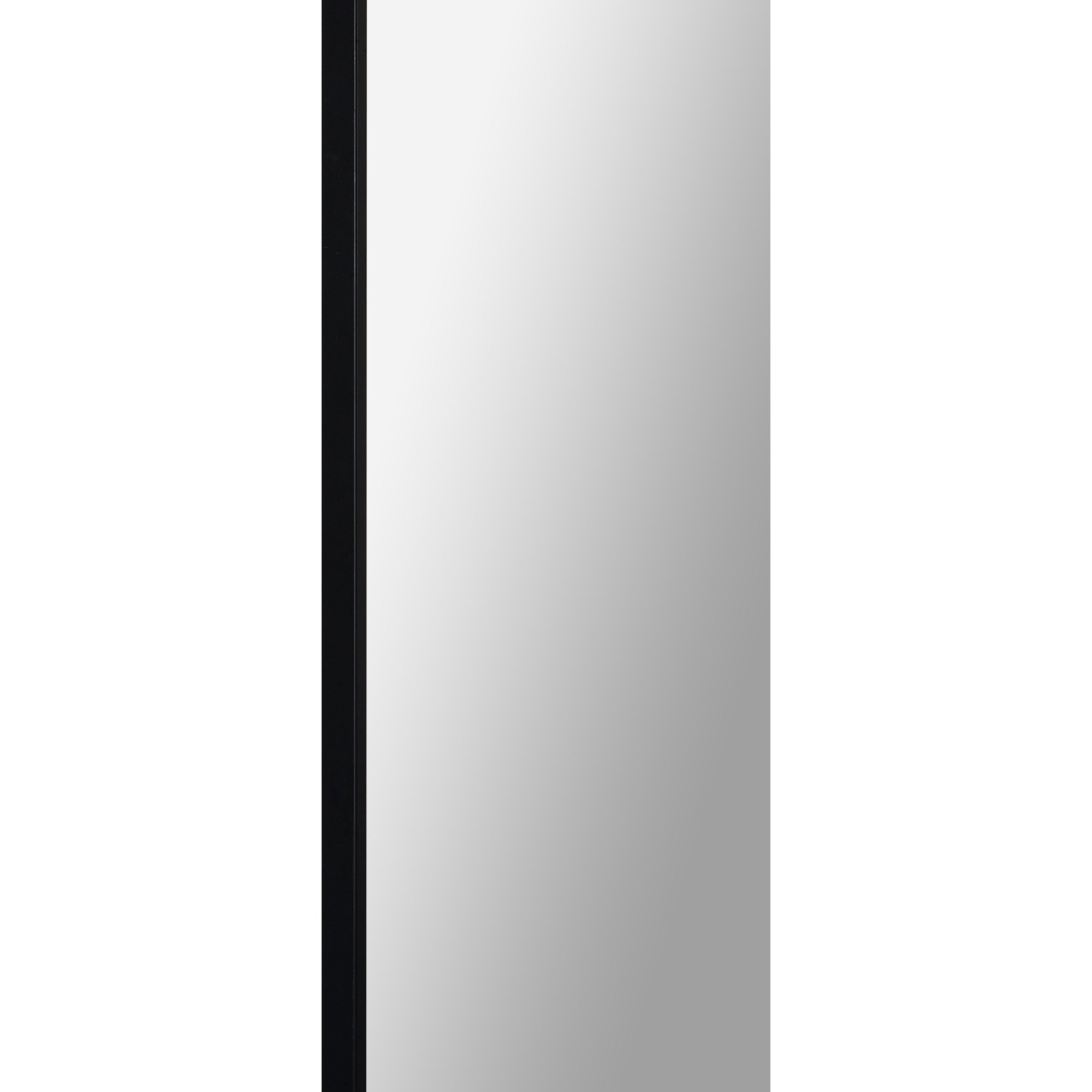 Mandret 72" Tall Irregular Full Length Mirror, Black - Detail Image - MT2381