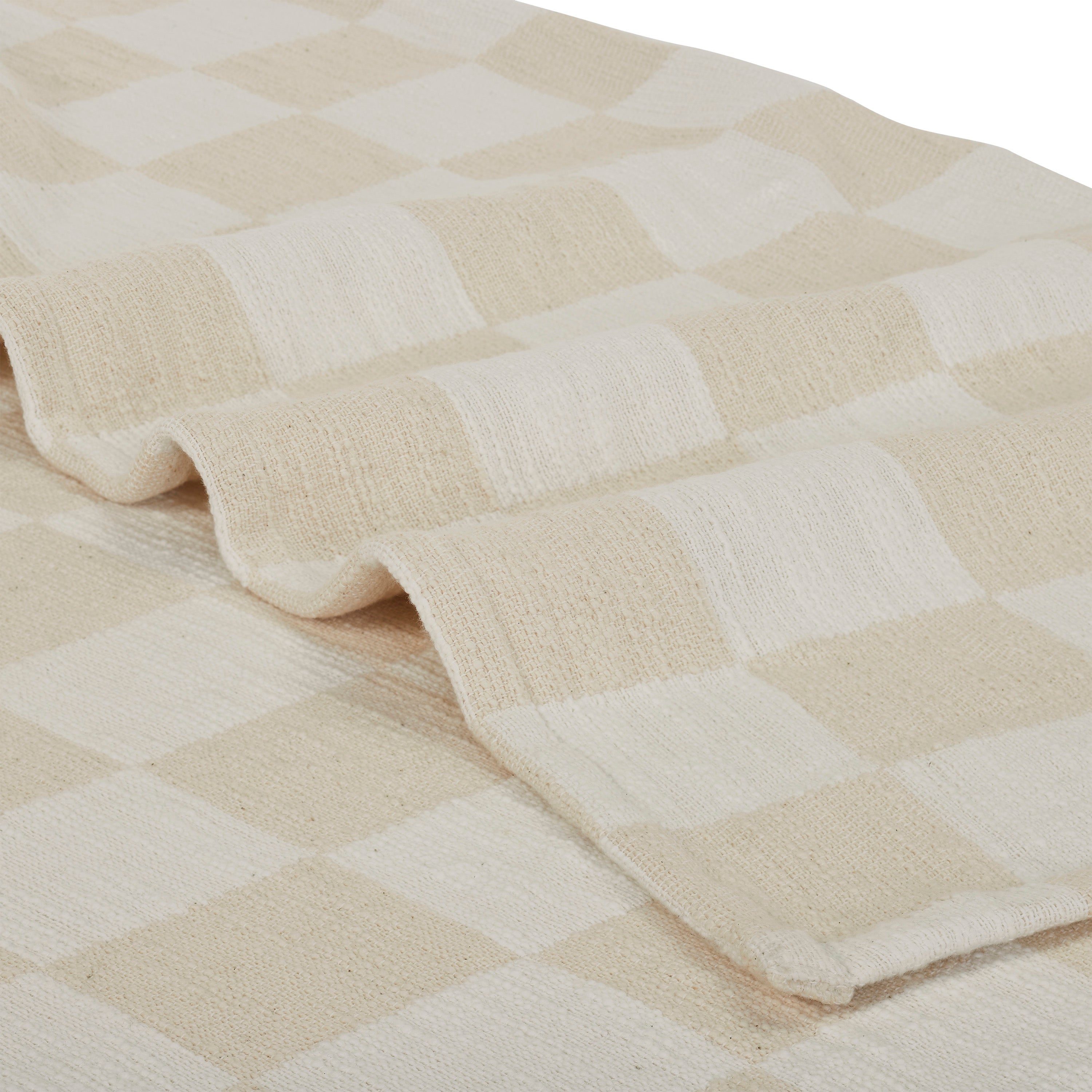 Grandi 70X50 Throw, Ivory - Additional Image 2 - THR1015
