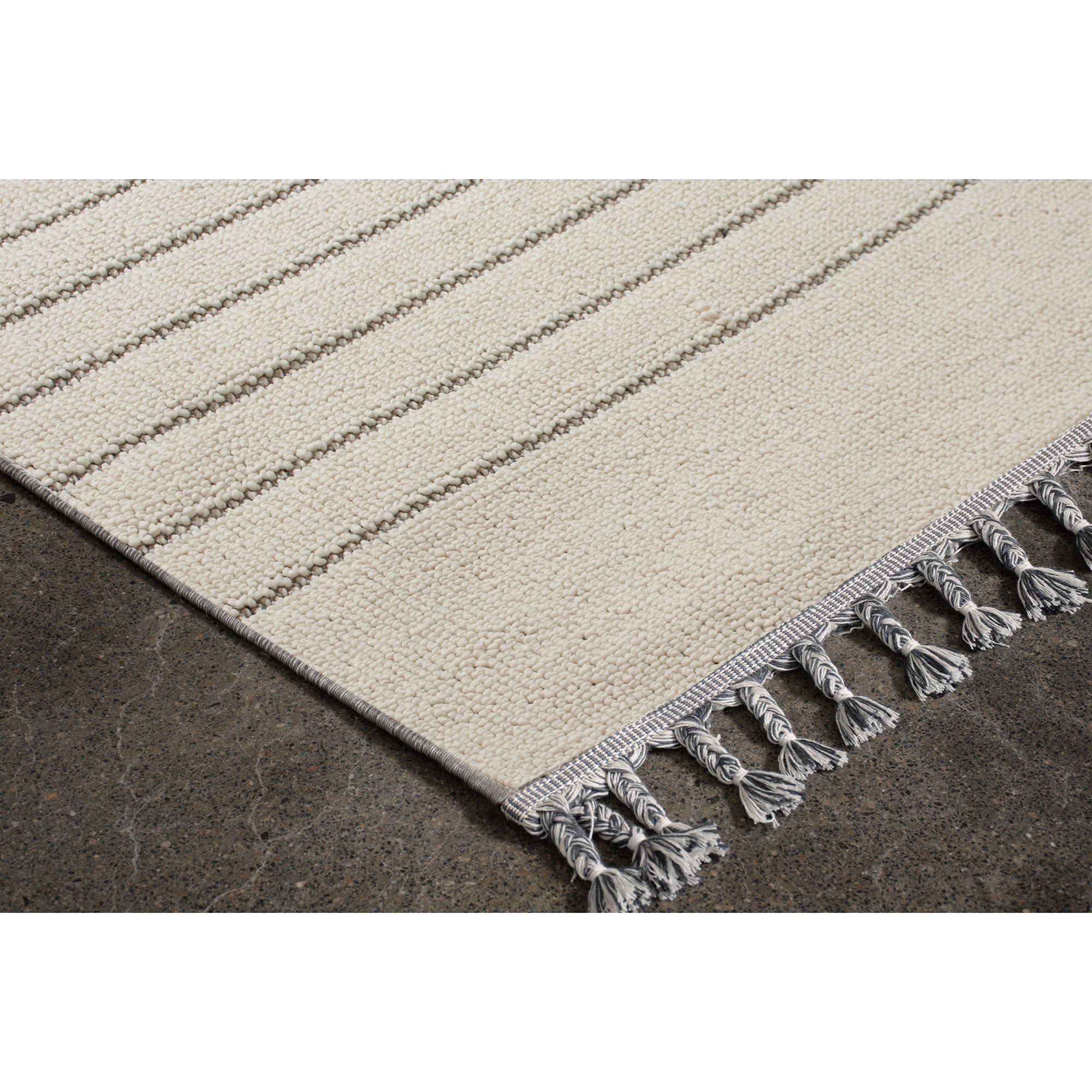 Ambrose 7'10 x 10'2 Power loomed Indoor Rug, Grey - Additional Image 1 - RAMB-10193-810