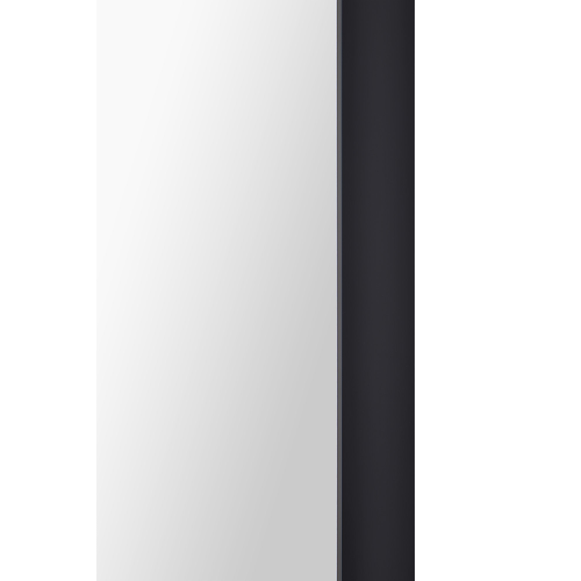Glencoe 36" Tall Rectangle Wall Mirror, Black - Additional Image 2 - MT2533