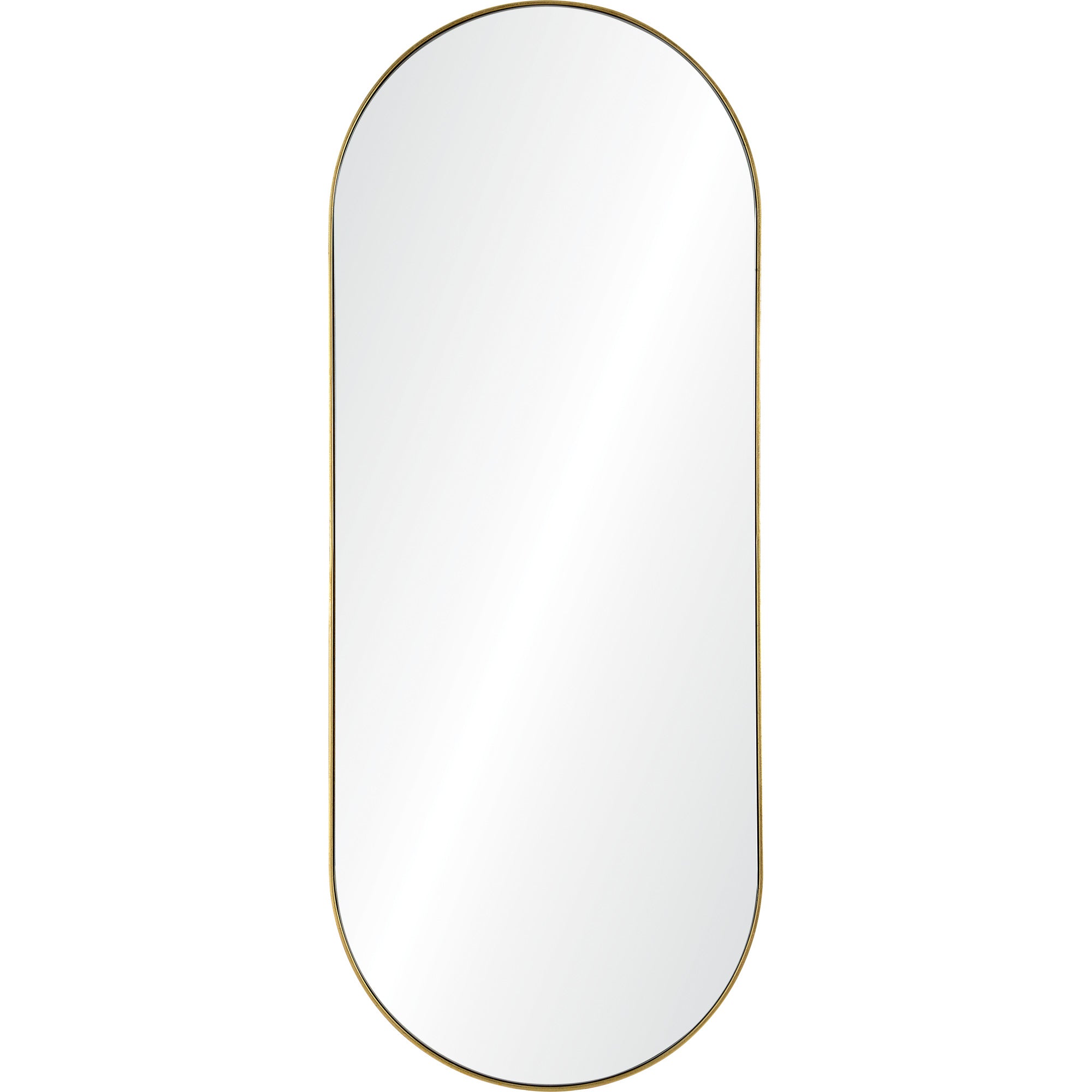 Marius 60" Tall Oval Full Length Mirror, Yellow - Main Image - MT2366