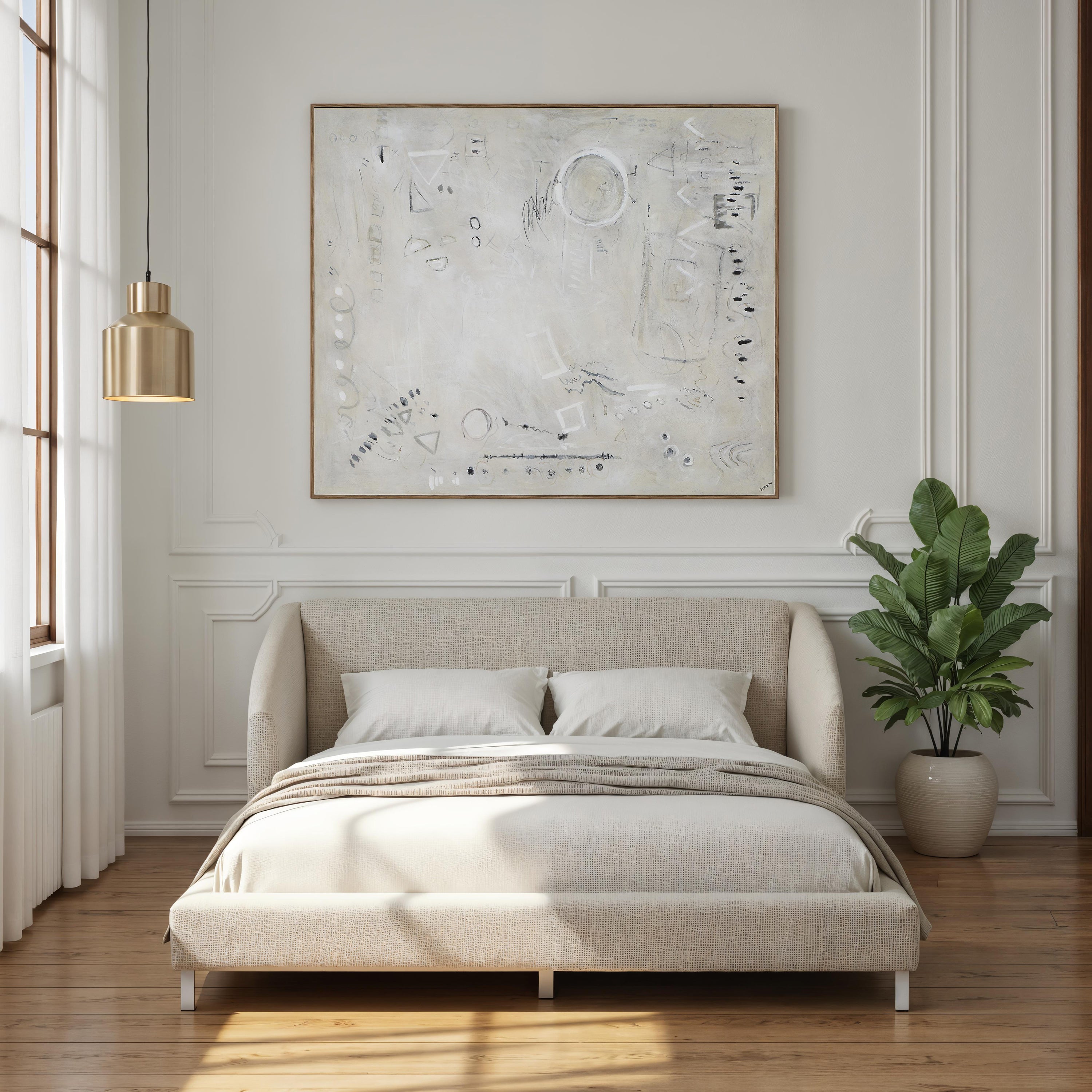 Reims 60" H x 50" W Canvas Art - Lifestyle Image - OL2233