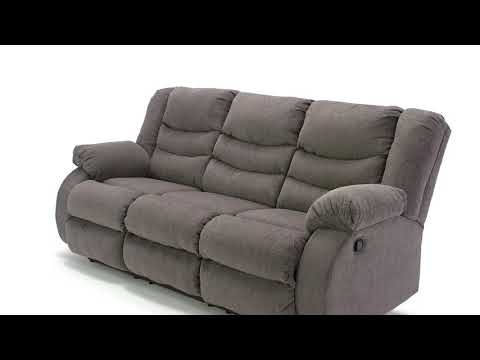 Signature Design by Ashley Tulen Reclining Fabric Sofa 9860688 EXTERNAL_VIDEO 1