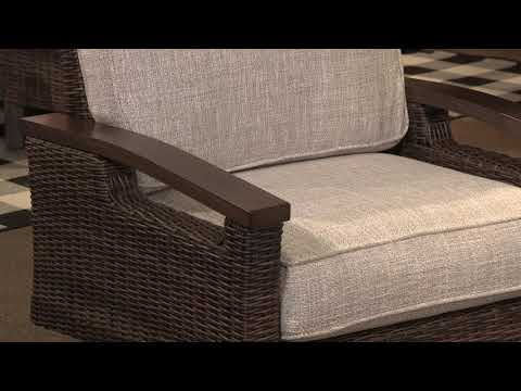 Signature Design by Ashley Paradise Trail P750-821 Swivel Lounge Chair EXTERNAL_VIDEO 1