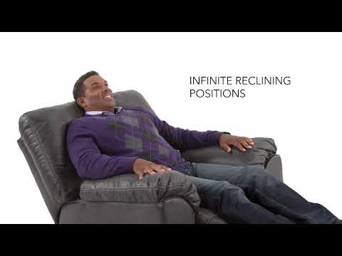 Signature Design by Ashley Tambo Rocker Leather Look Recliner 2780125 EXTERNAL_VIDEO 1
