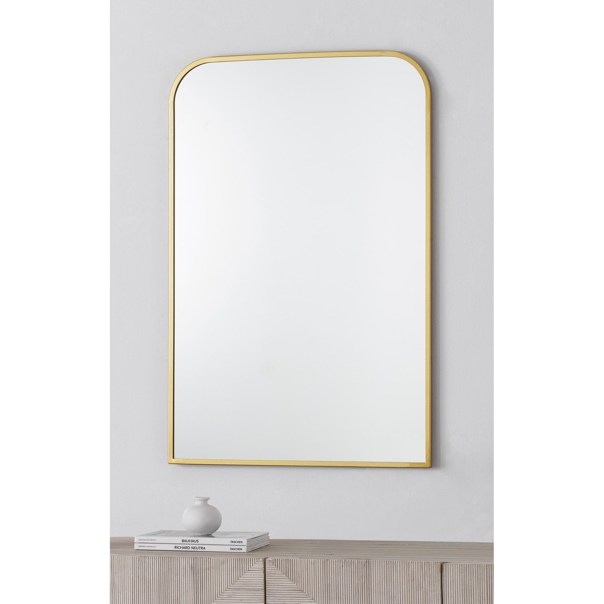 Merrimack 36" Tall Rectangle Wall Mirror, Yellow - Lifestyle Image - MT2512