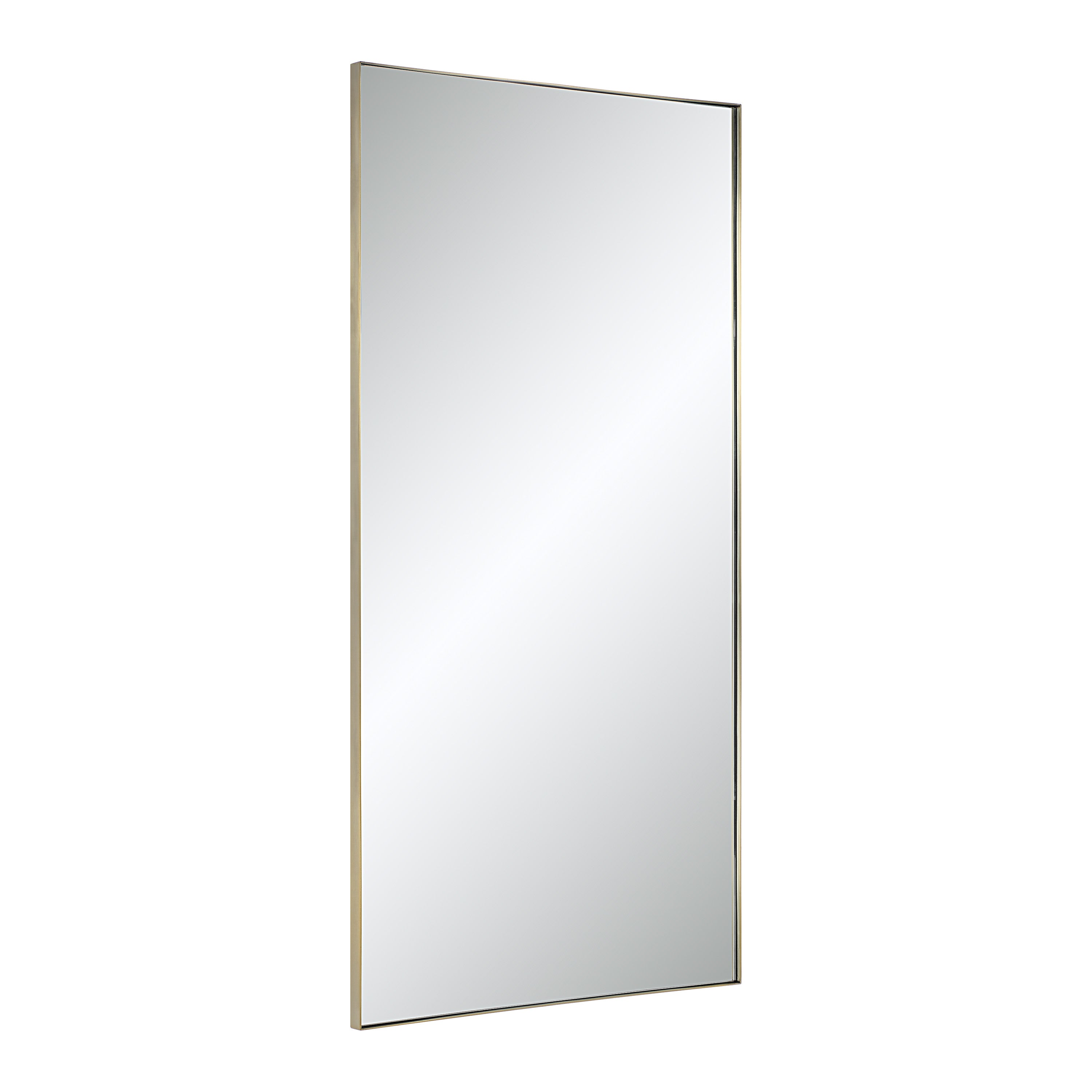 Orrin 60" H x 30" W Wall Mirror, Yellow - Angle Image - MT2689