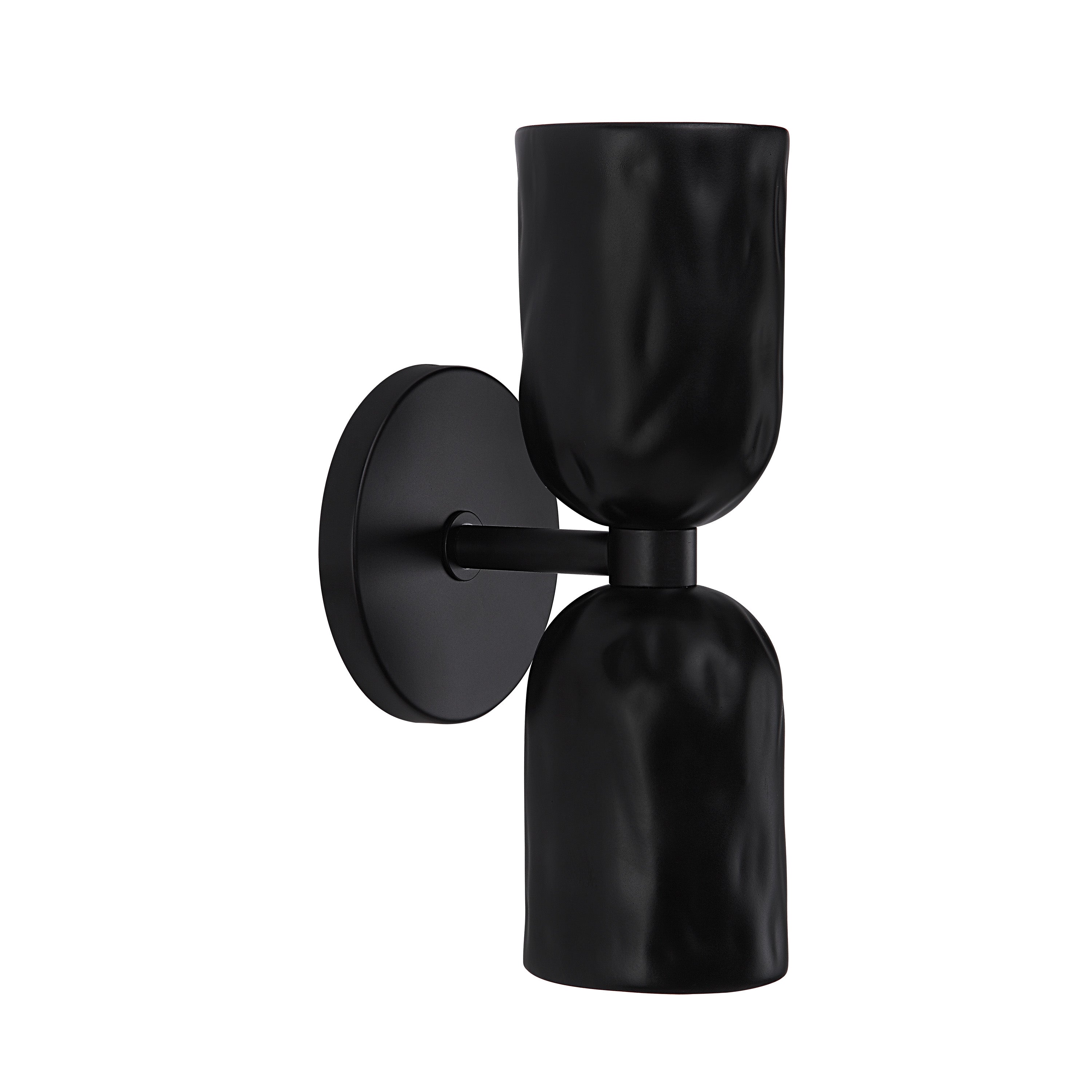 Alessia 11.2" Powder Coated Matte Black 2-Light Wall Sconce - Main Image - WS141