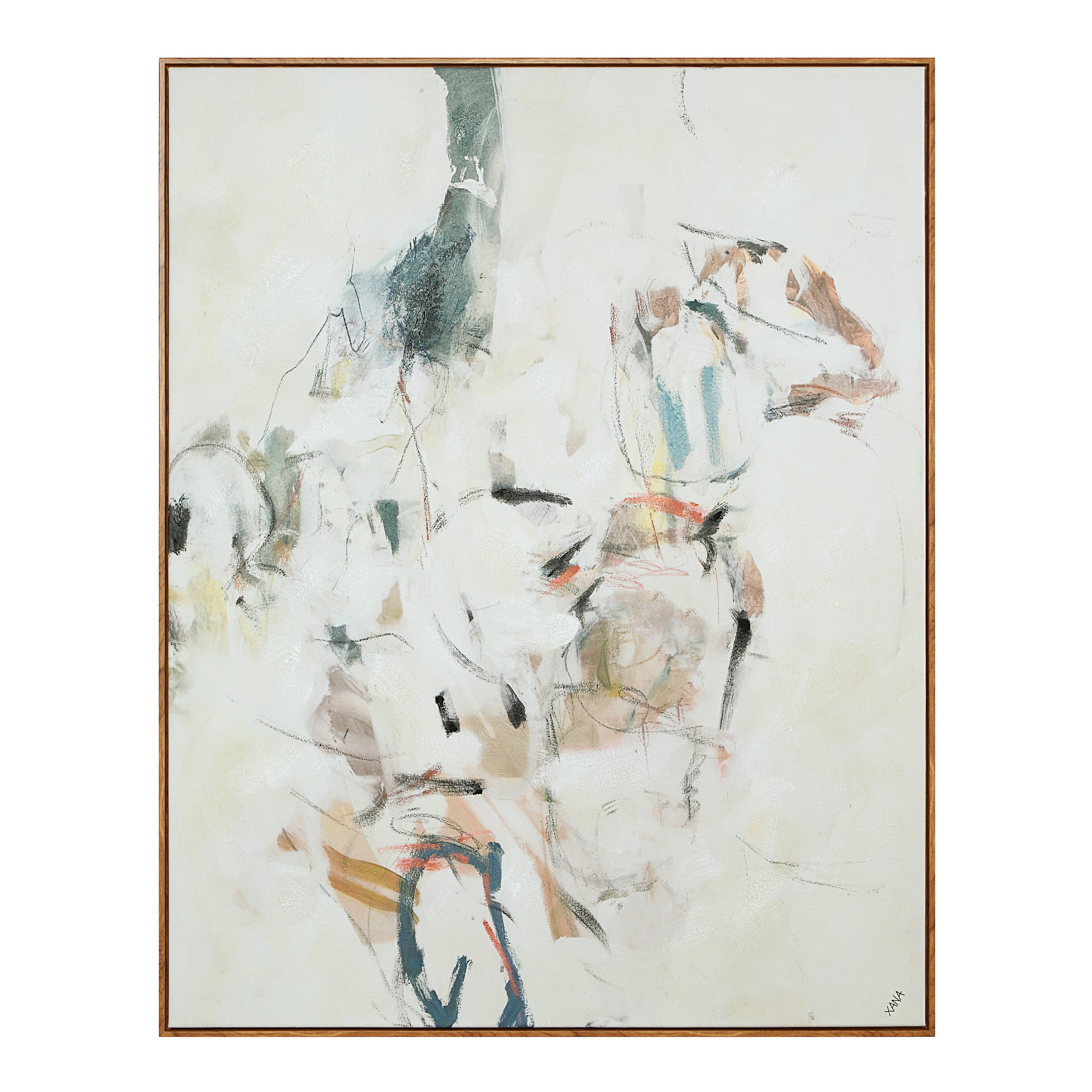 Kona 50" H x 40" W Canvas Art, Beige - Main Image - OL2213
