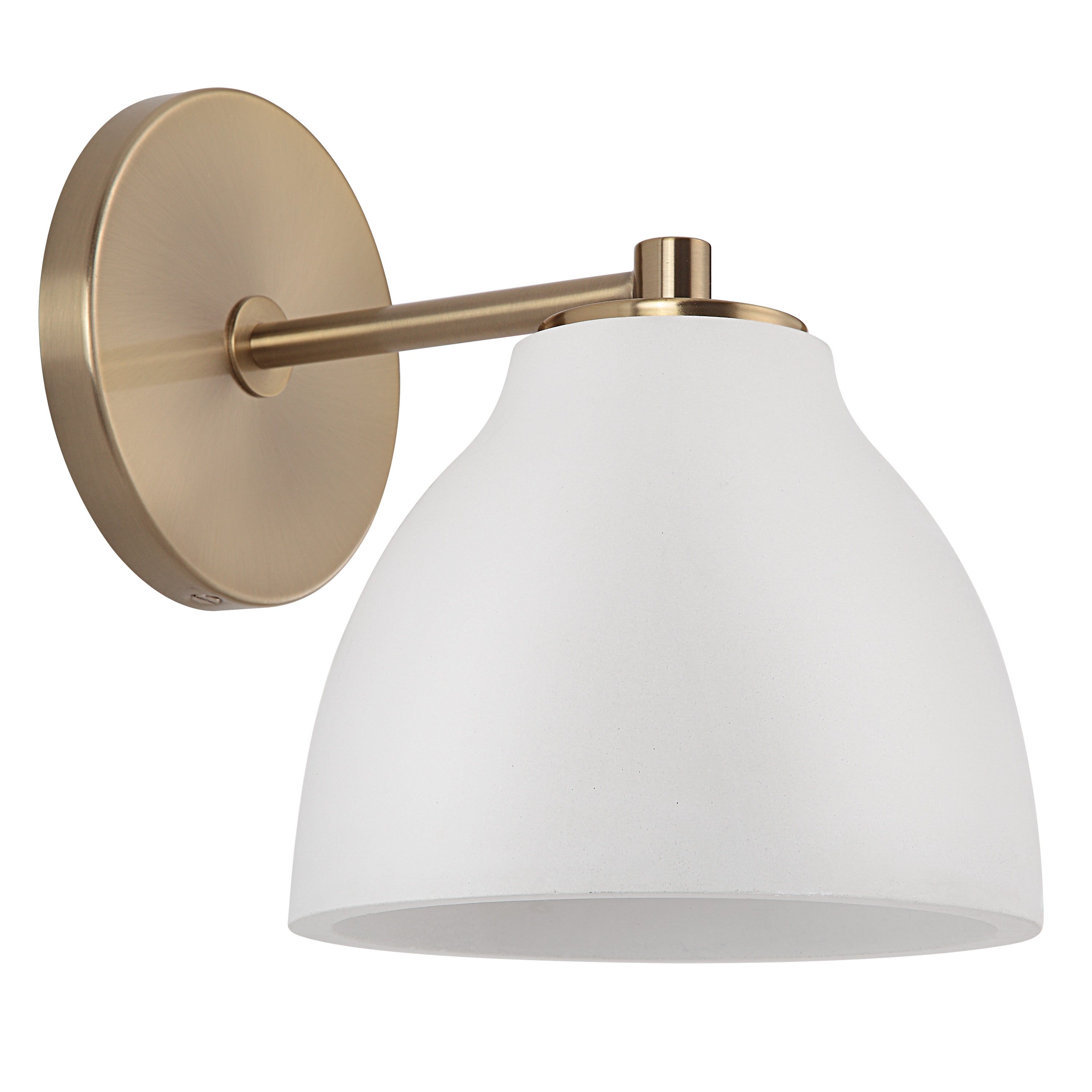 Mazia 8.5" Burnished Brass 1-Light Wall Sconce - Main Image - WS138