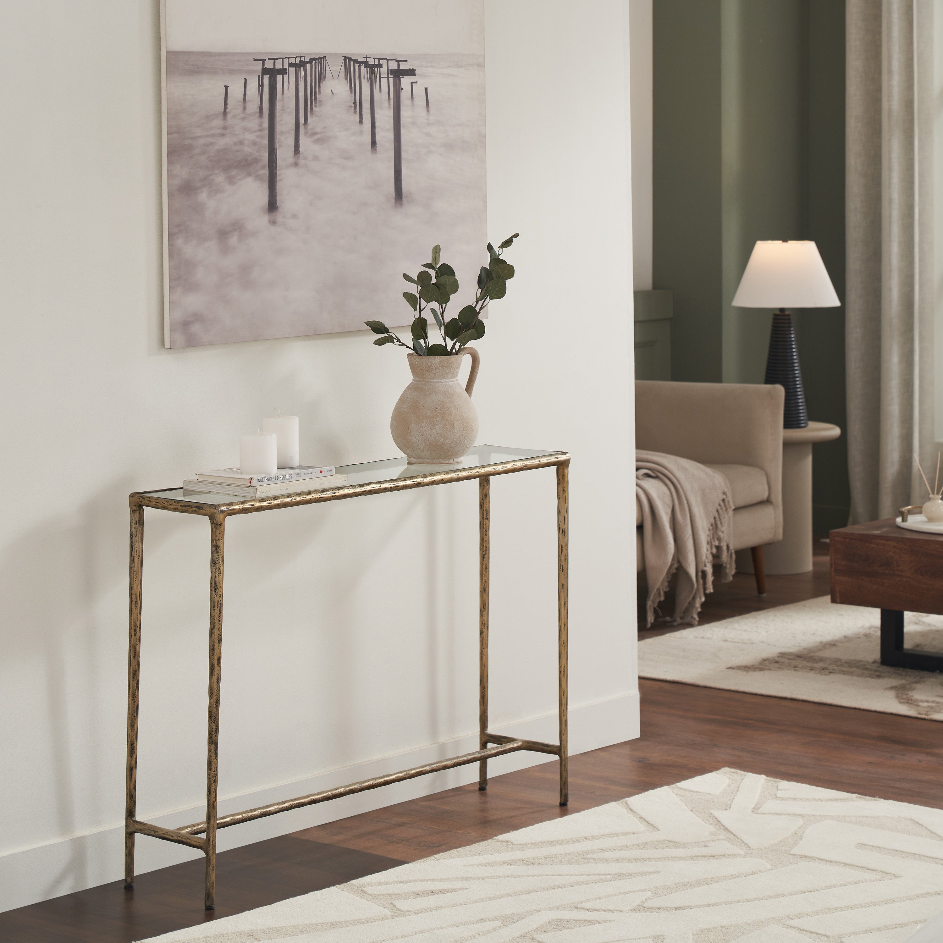 Nara 30.8" Height Table, Yellow - Lifestyle Image - TA522