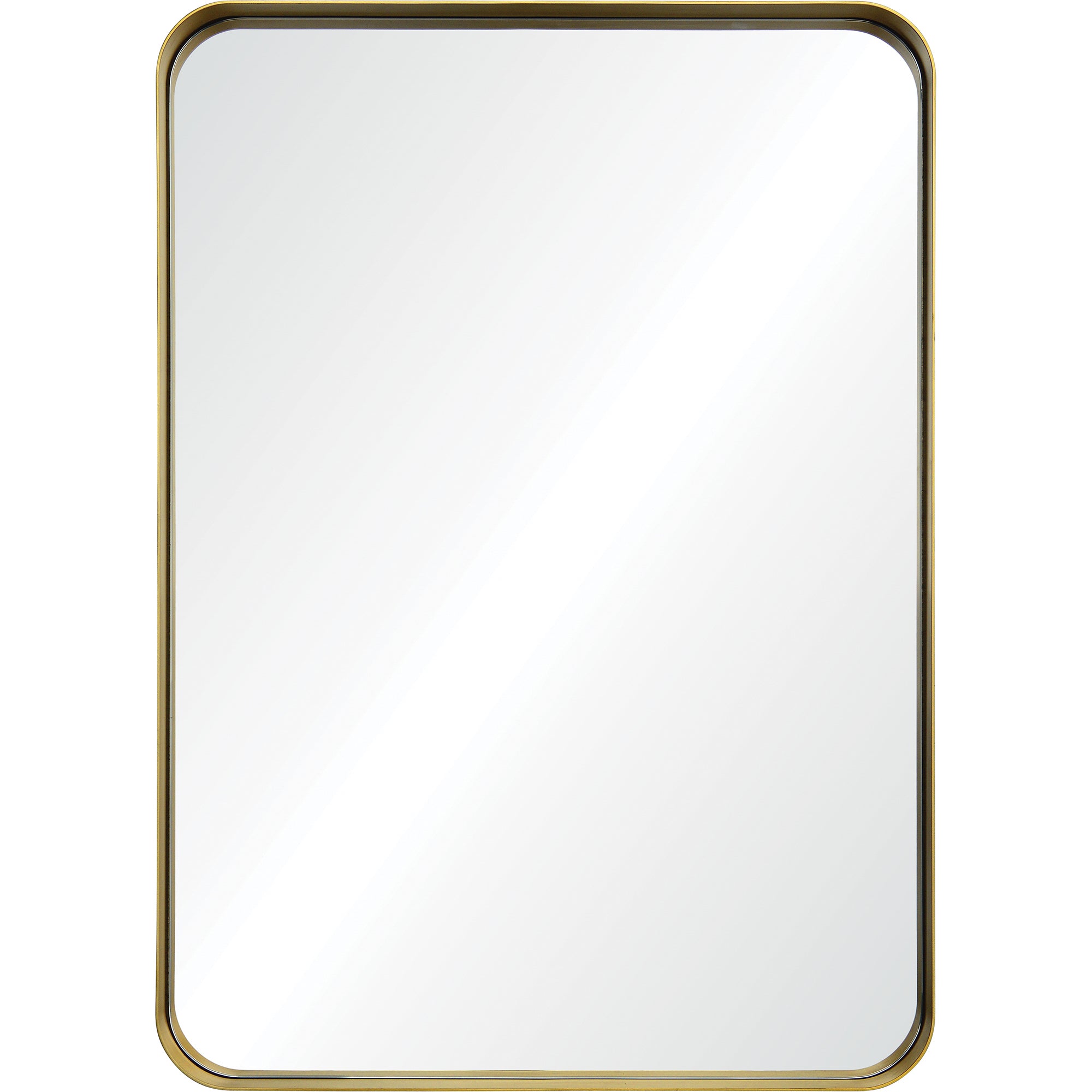 Barton 42" Tall Rectangle Wall Mirror, Yellow - Main Image - MT2145