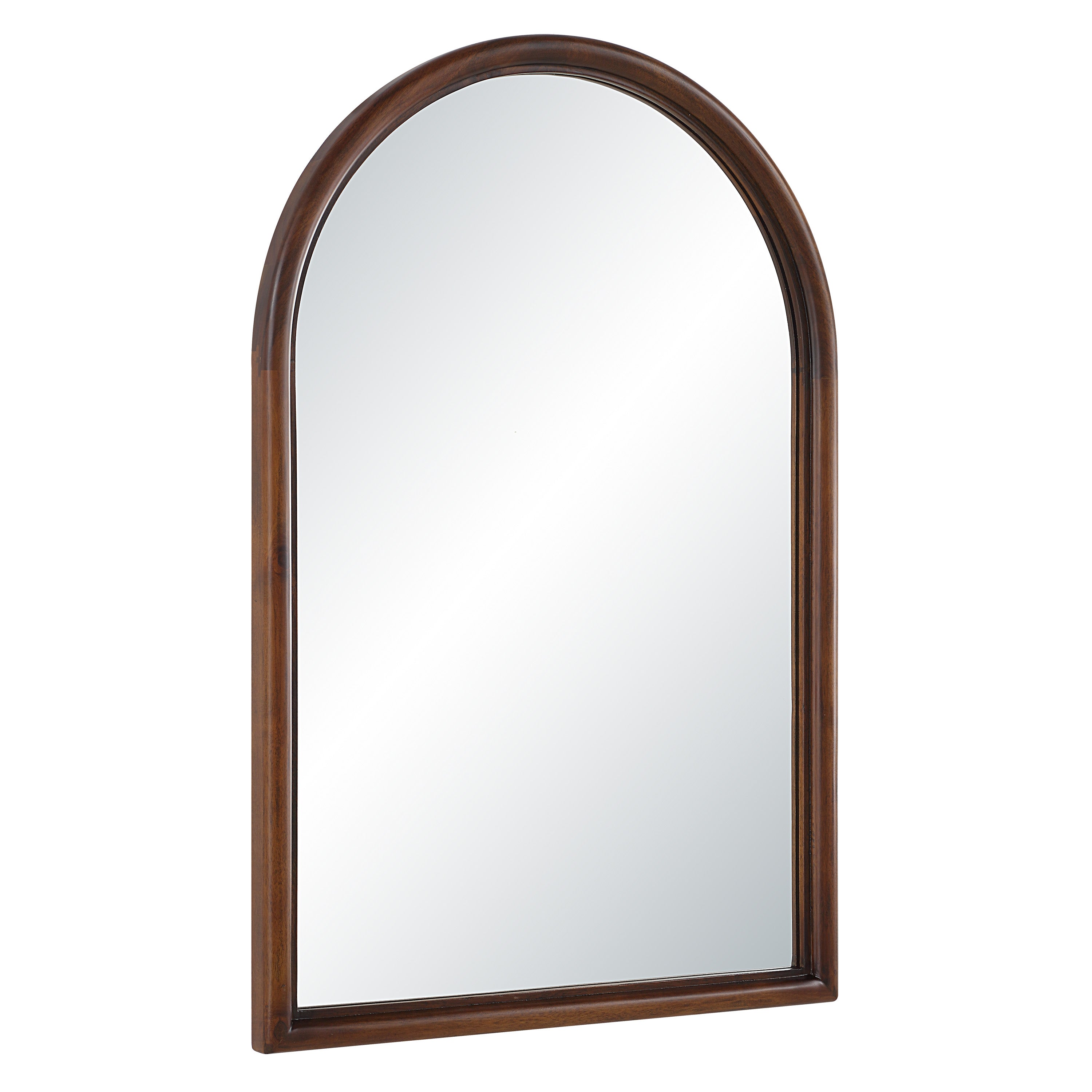 Lanai 36" H x 24" W Wall Mirror, Brown - Angle Image - MT2746