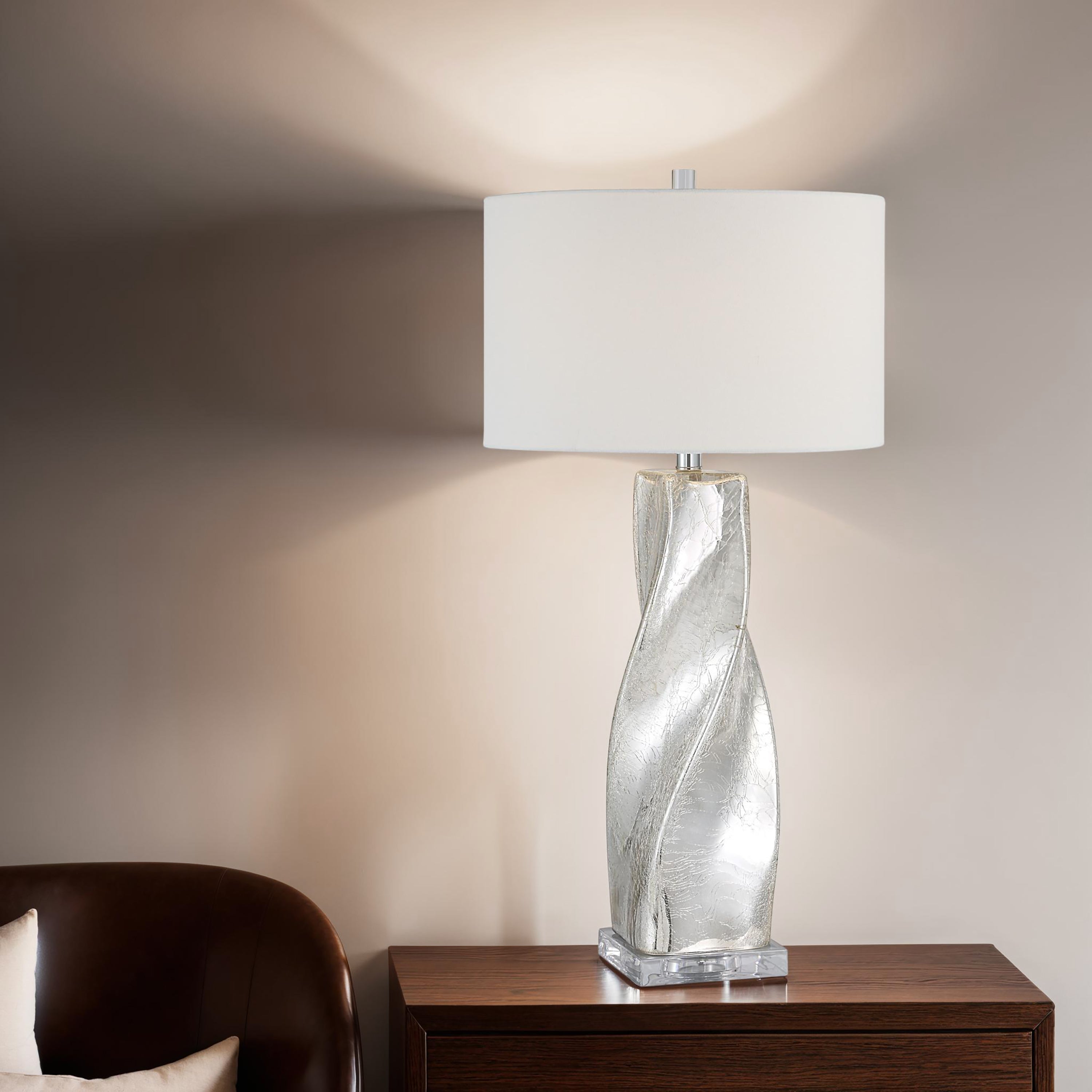 Lyons 31.5" Height Table Lamp, Grey - Lifestyle Image - LPT1336