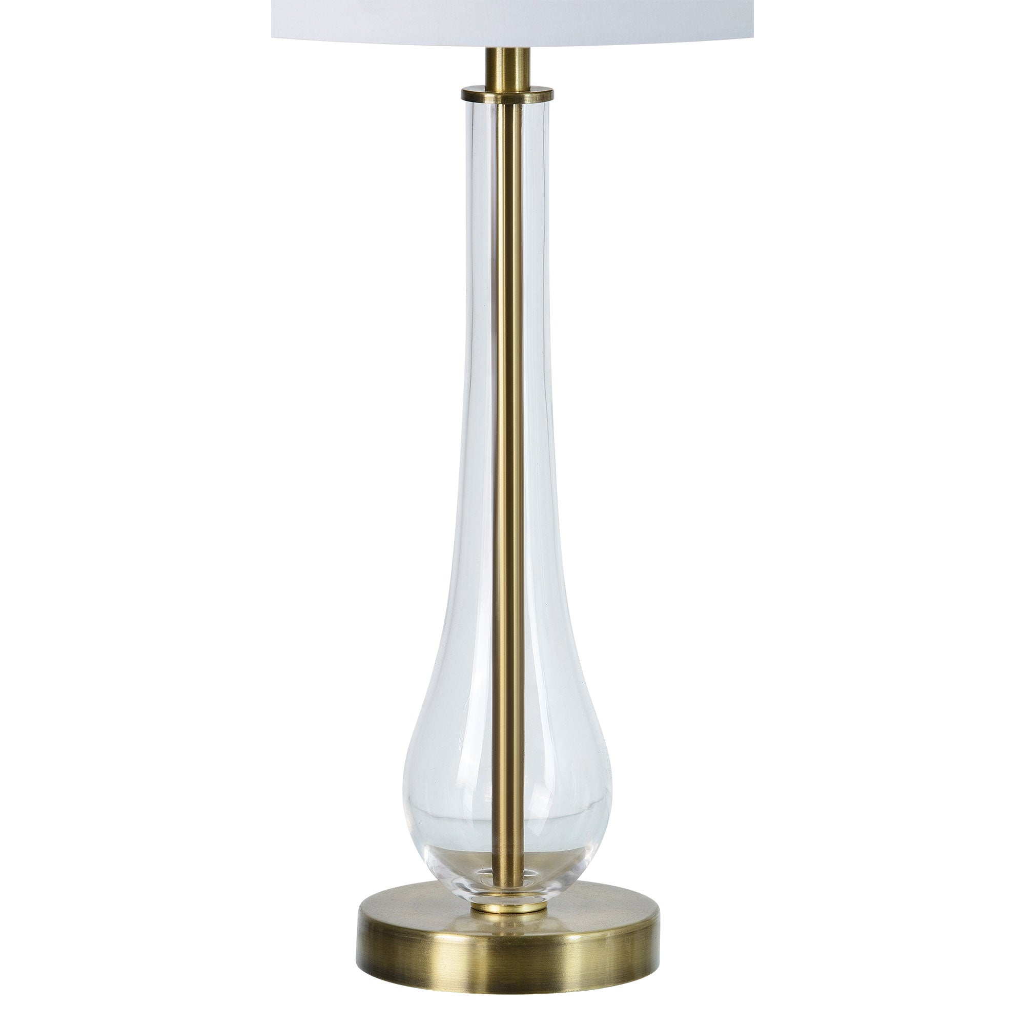 Nabi 26.5" Length Table Lamp- Set of two, Antique Brass - Detail Image - LPT1237-SET2