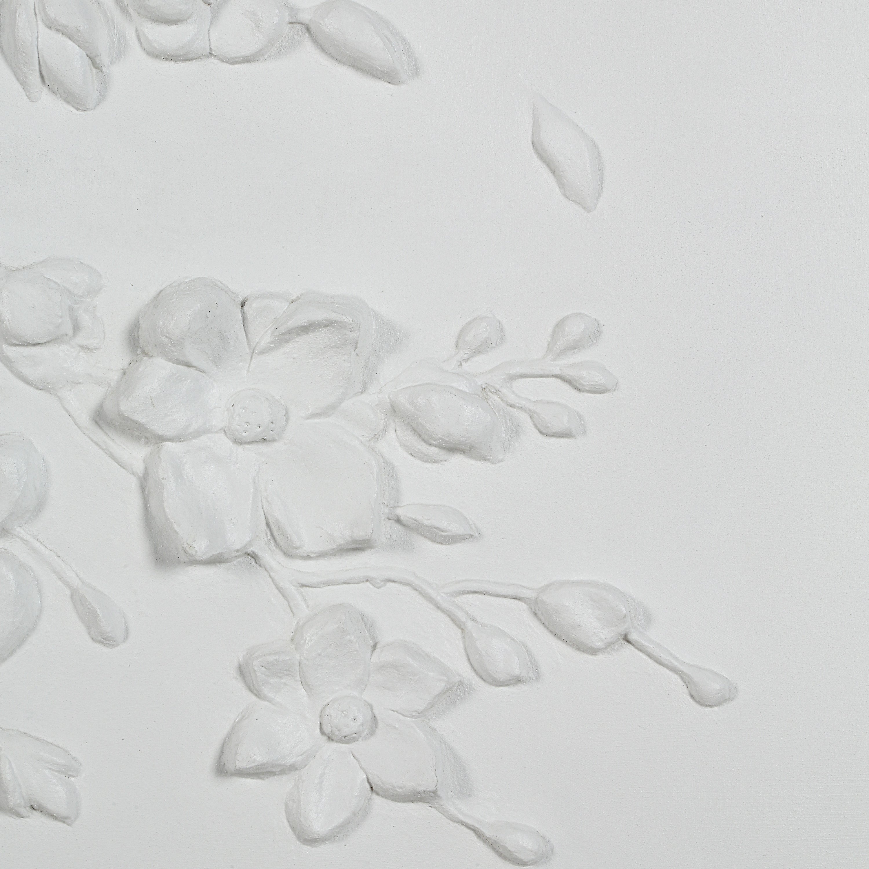 Beaudelaire 20" Wide Wall Decor, Matte White - Additional Image 7 - W6748